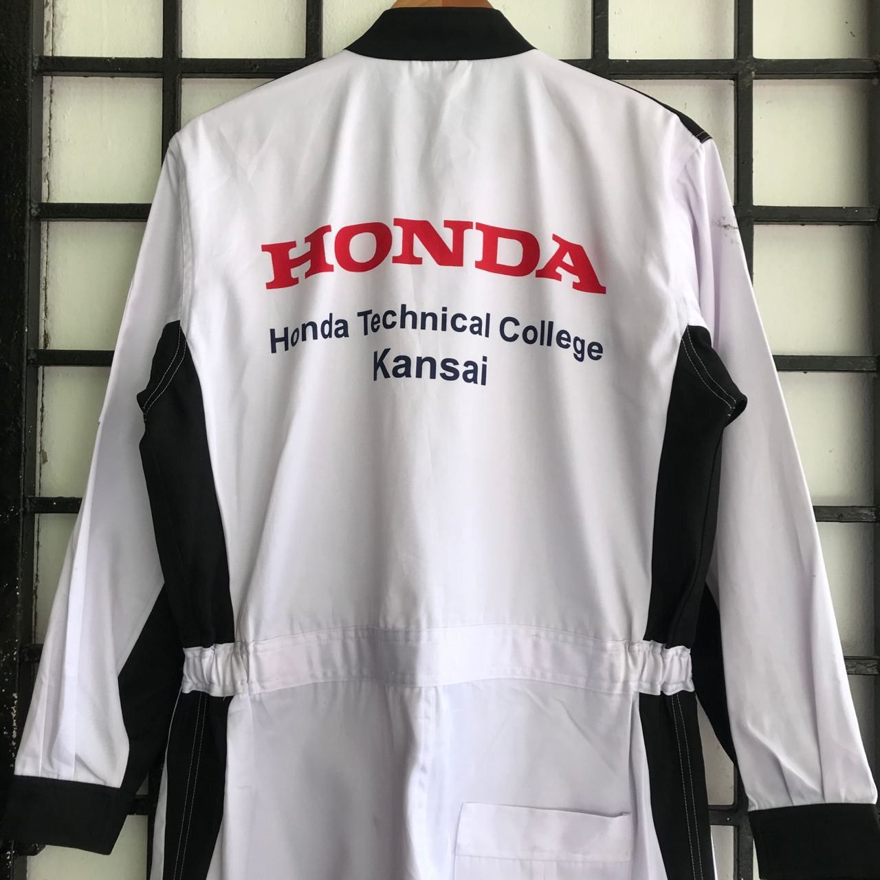Honda × Japanese Brand × Vintage 💣 OFFER Vtg HONDA TECHNICAL Coverall Jacket Size US L / EU 52-54 / 3 - 2 Thumbnail