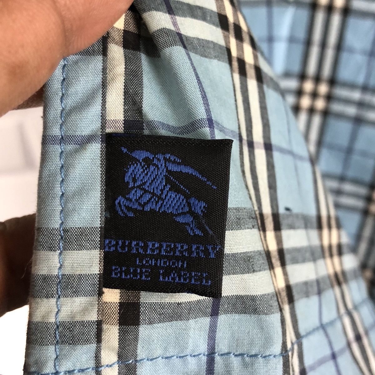Burberry × Vintage BURBERRY LONDON BLUE LABEL NOVA CHECK HOODIE JACKET Size US M / EU 48-50 / 2 - 9 Thumbnail