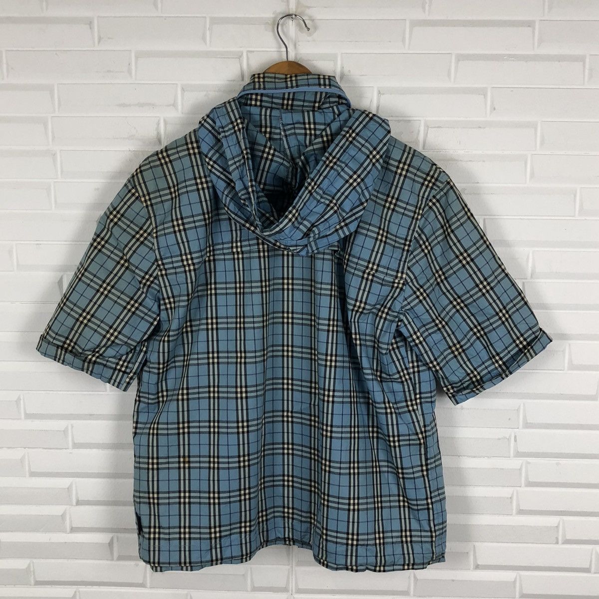 Burberry × Vintage BURBERRY LONDON BLUE LABEL NOVA CHECK HOODIE JACKET Size US M / EU 48-50 / 2 - 6 Thumbnail
