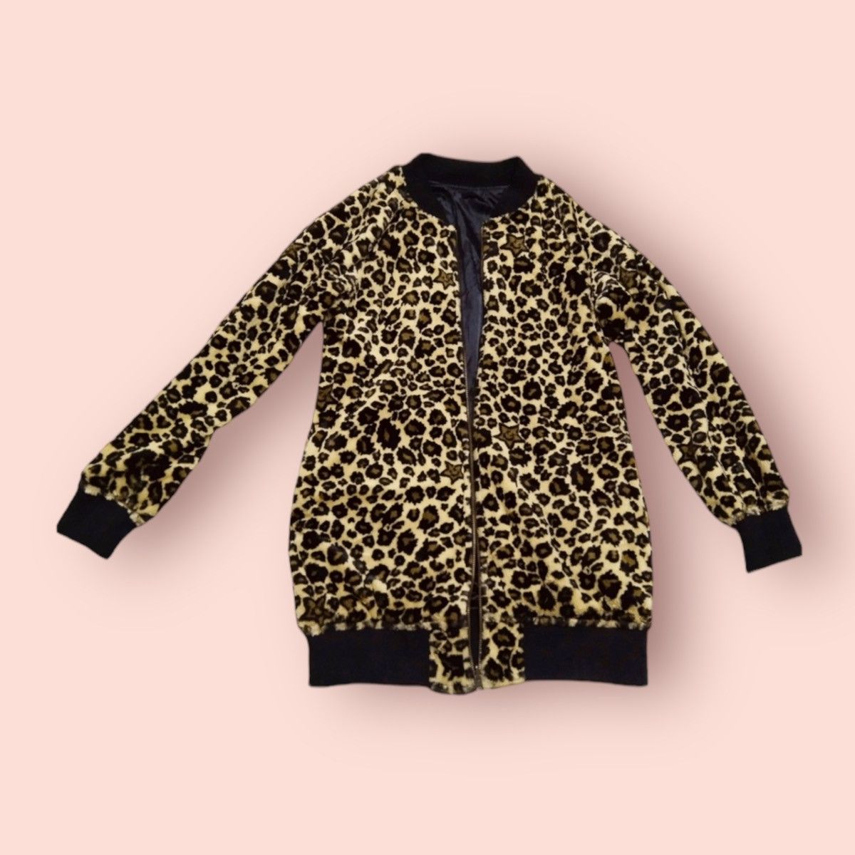 Japanese Brand WORLD WIDE LOVE! REVERSIBLE LONG BOMBER/SHERPA JACKET Size M / US 6-8 / IT 42-44 - 5 Thumbnail