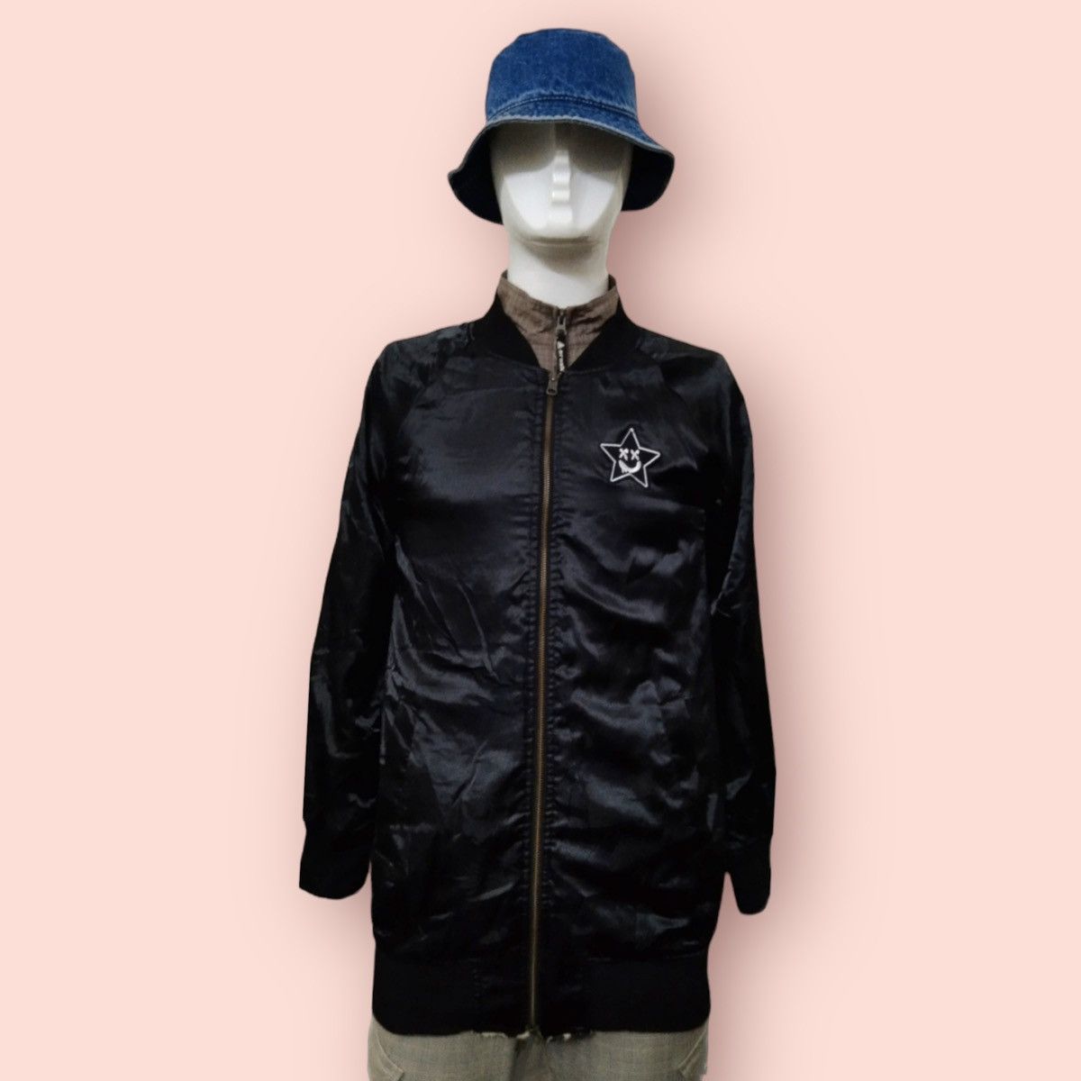 Japanese Brand WORLD WIDE LOVE! REVERSIBLE LONG BOMBER/SHERPA JACKET Size M / US 6-8 / IT 42-44 - 9 Thumbnail