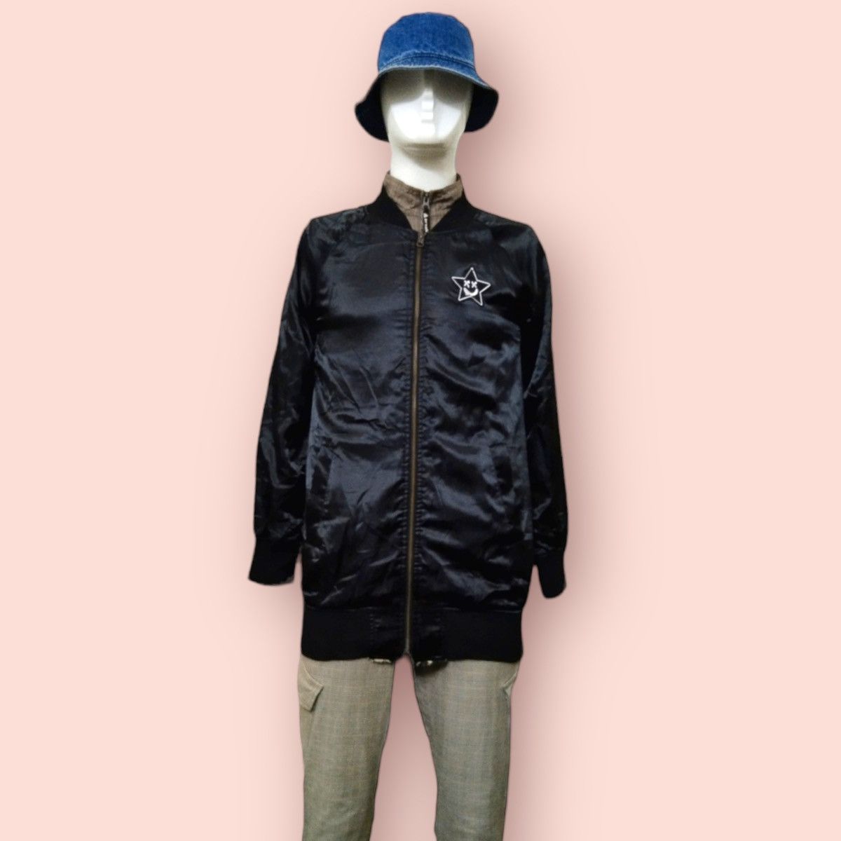 Japanese Brand WORLD WIDE LOVE! REVERSIBLE LONG BOMBER/SHERPA JACKET Size M / US 6-8 / IT 42-44 - 10 Thumbnail