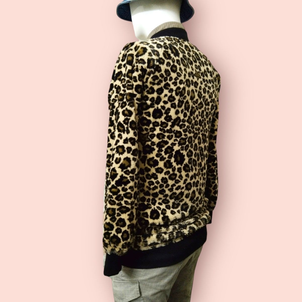 Japanese Brand WORLD WIDE LOVE! REVERSIBLE LONG BOMBER/SHERPA JACKET Size M / US 6-8 / IT 42-44 - 17 Thumbnail