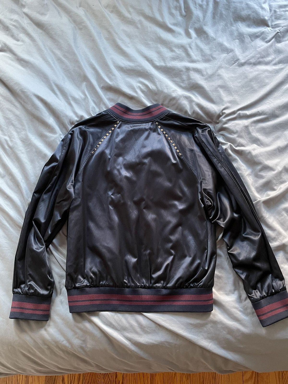 Valentino Valentino 'Untitled' Bi-Color Bomber Jacket Size US XL / EU 56 / 4 - 2 Thumbnail