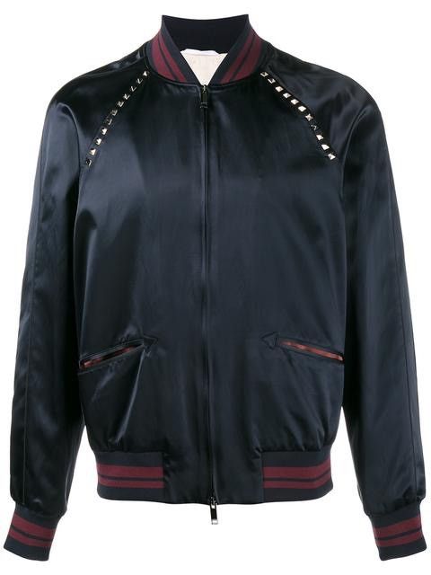Valentino Valentino 'Untitled' Bi-Color Bomber Jacket Size US XL / EU 56 / 4 - 6 Thumbnail