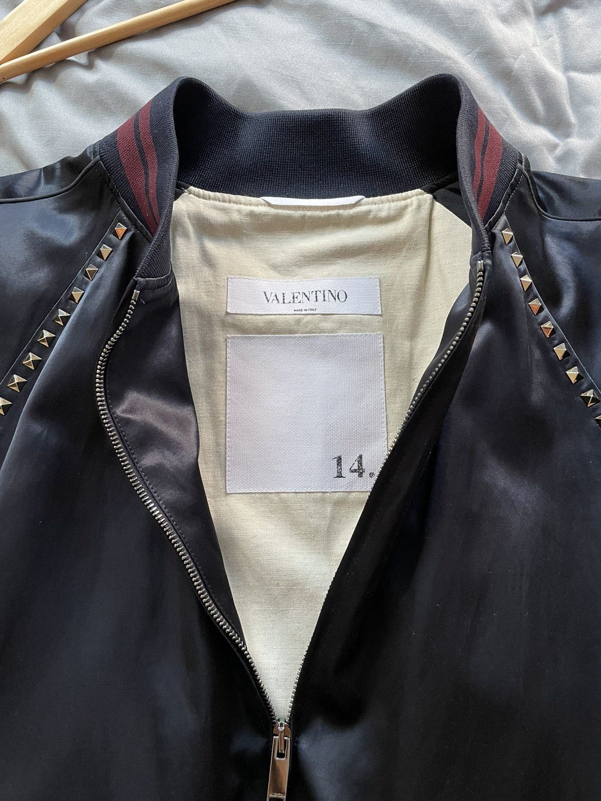 Valentino Valentino 'Untitled' Bi-Color Bomber Jacket Size US XL / EU 56 / 4 - 3 Thumbnail
