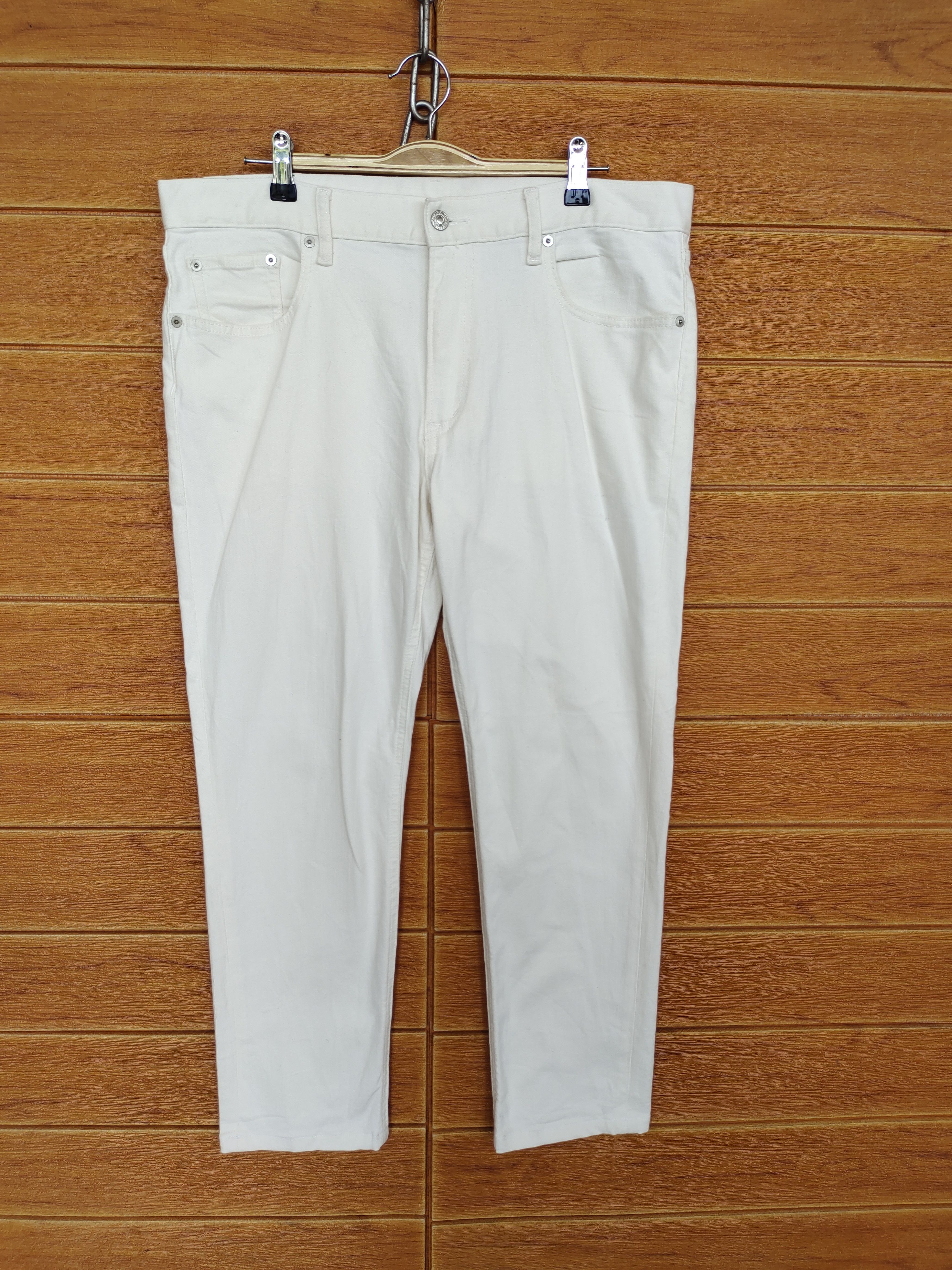 Kim Jones SS02/SS18 KIM JONES White Skinny Denim Jeans Size US 34 / EU 50 - 1 Thumbnail