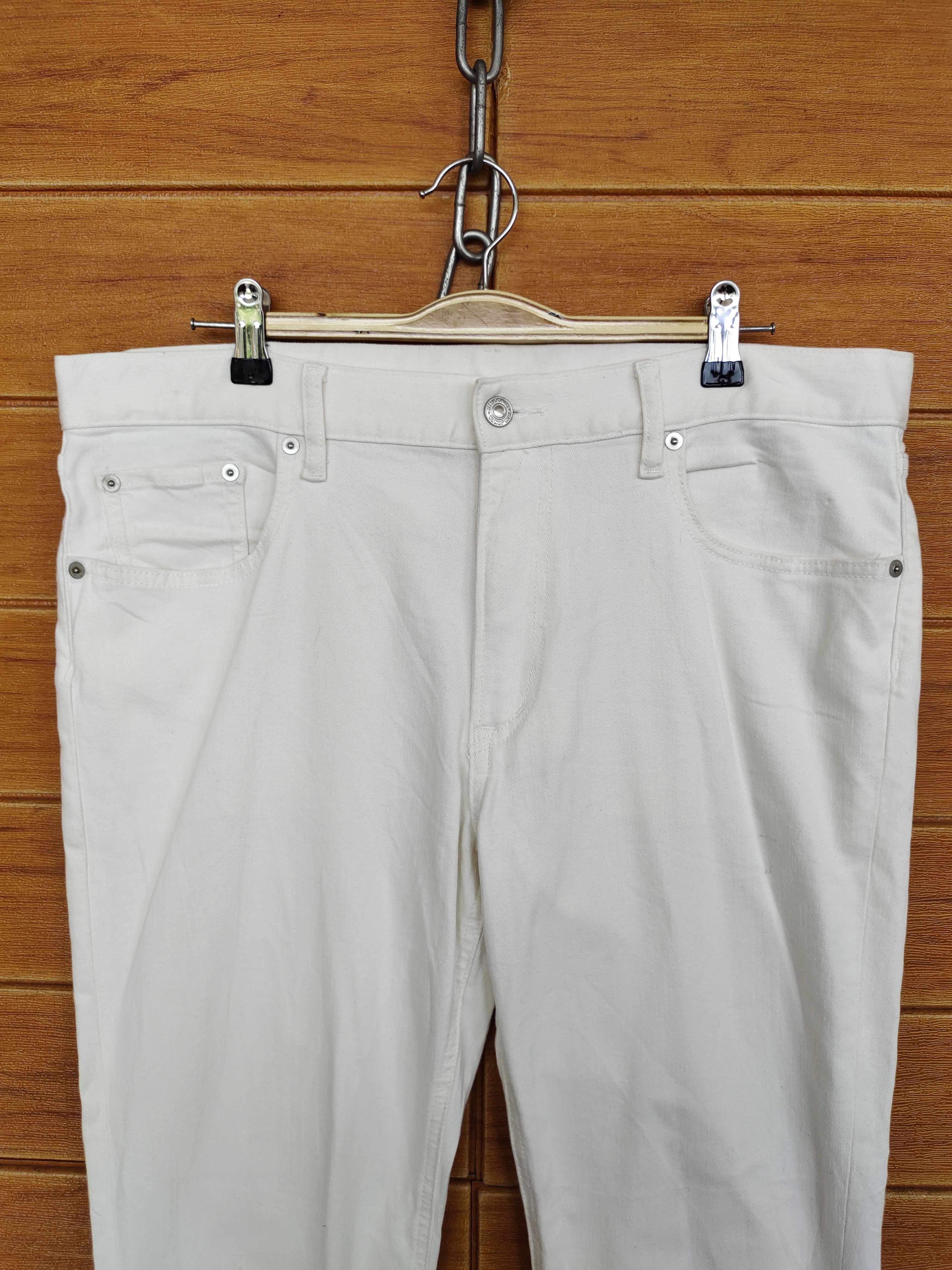 Kim Jones SS02/SS18 KIM JONES White Skinny Denim Jeans Size US 34 / EU 50 - 2 Thumbnail
