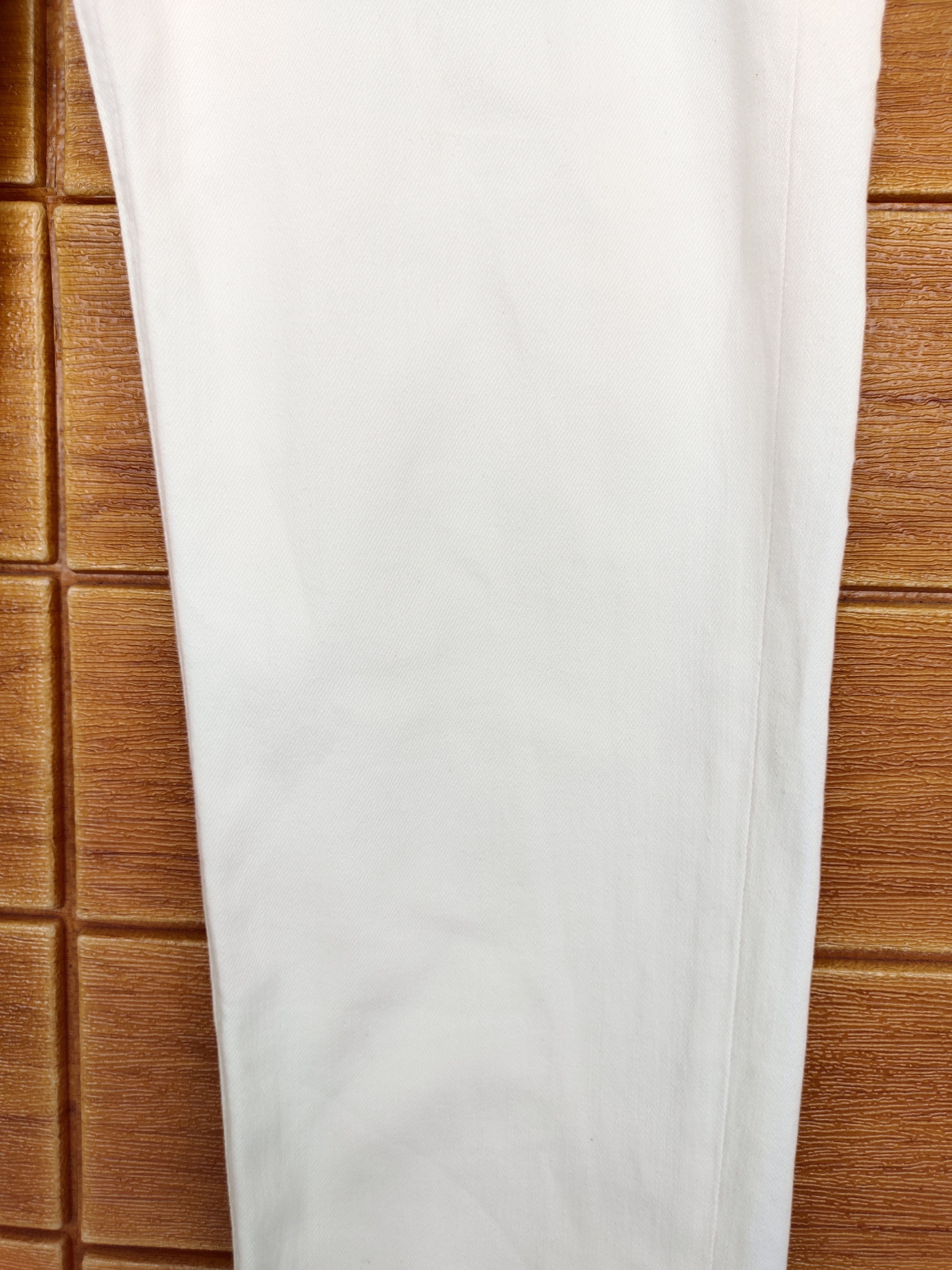 Kim Jones SS02/SS18 KIM JONES White Skinny Denim Jeans Size US 34 / EU 50 - 4 Thumbnail