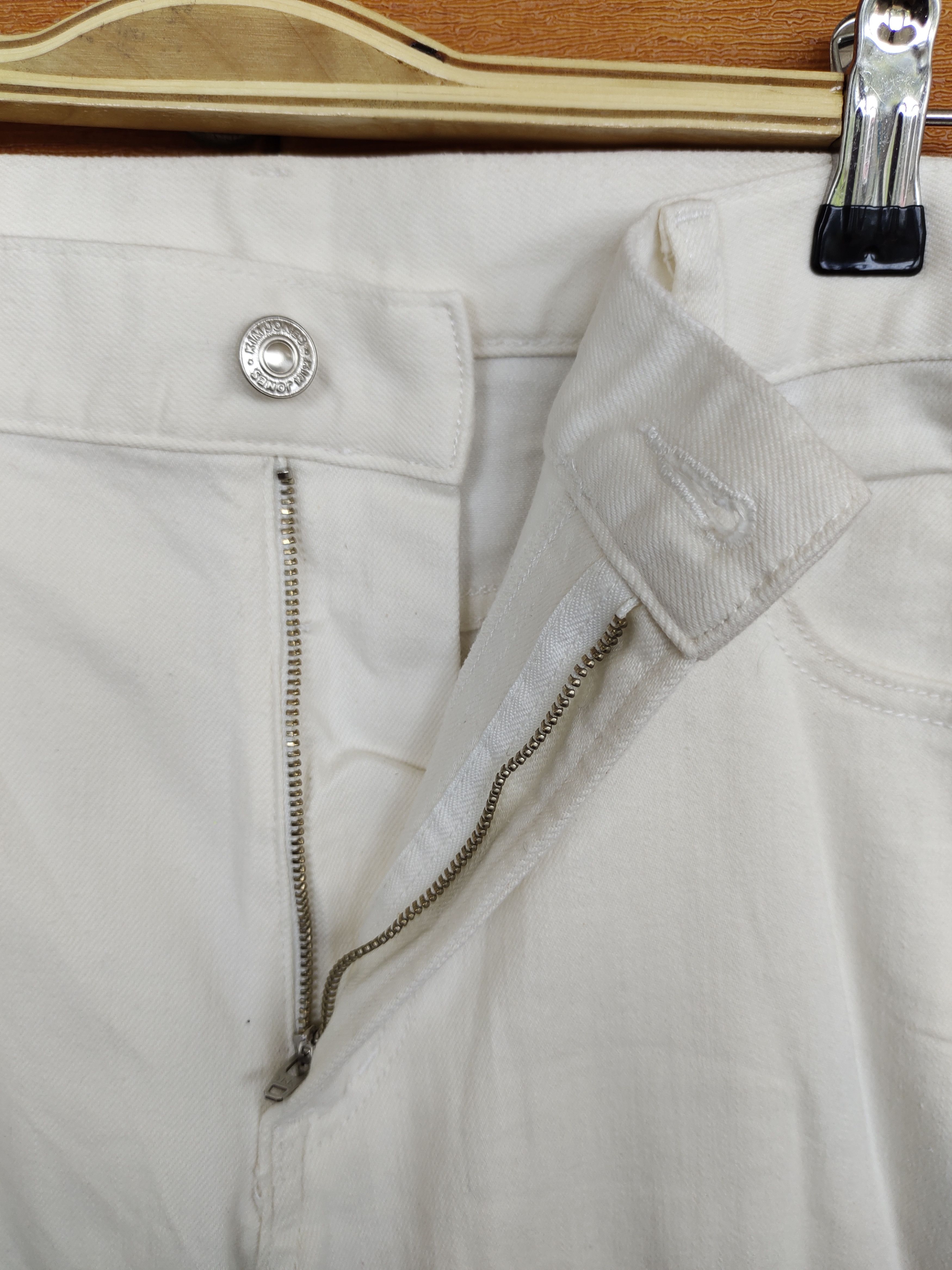 Kim Jones SS02/SS18 KIM JONES White Skinny Denim Jeans Size US 34 / EU 50 - 16 Thumbnail