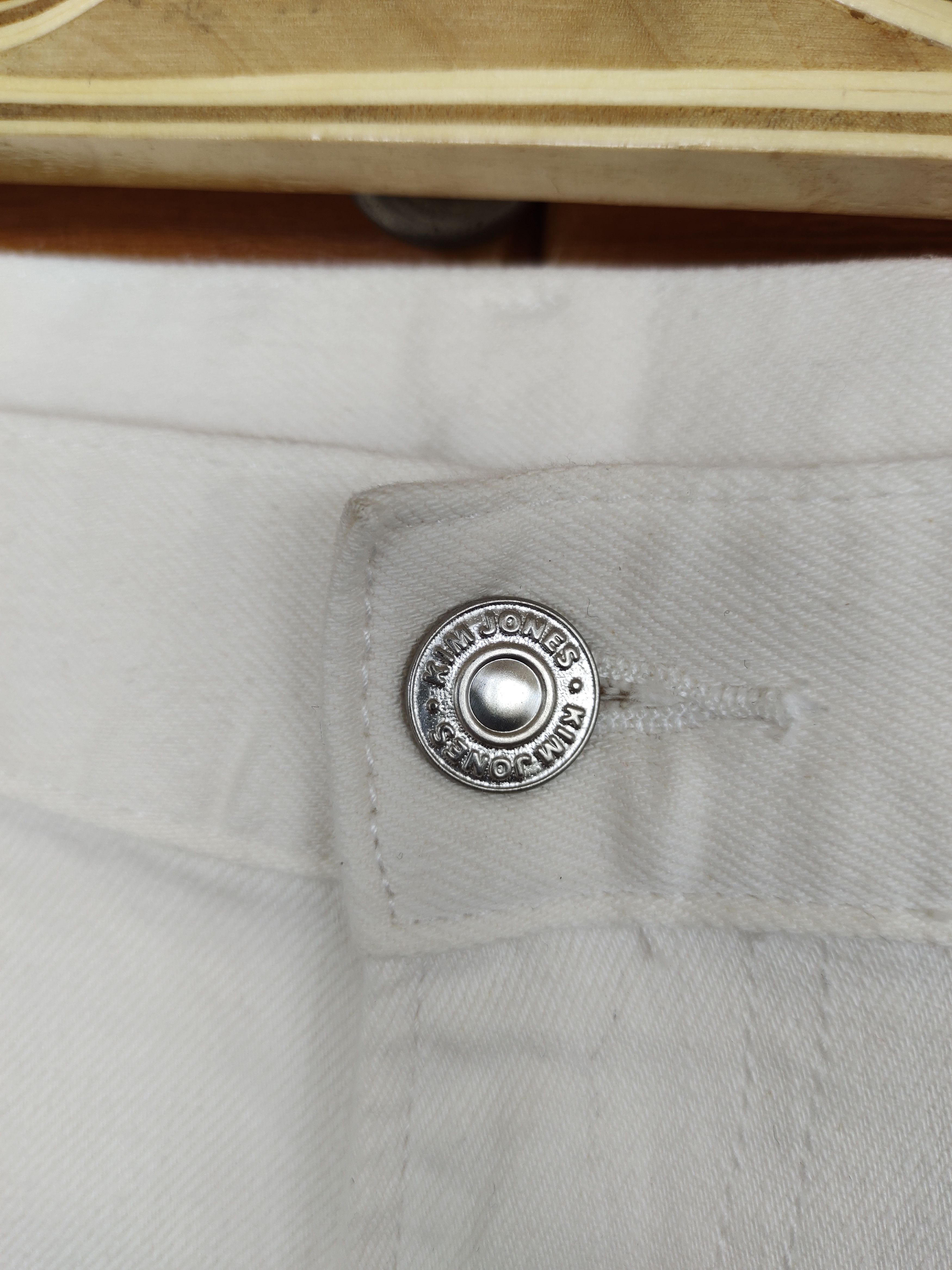 Kim Jones SS02/SS18 KIM JONES White Skinny Denim Jeans Size US 34 / EU 50 - 15 Thumbnail