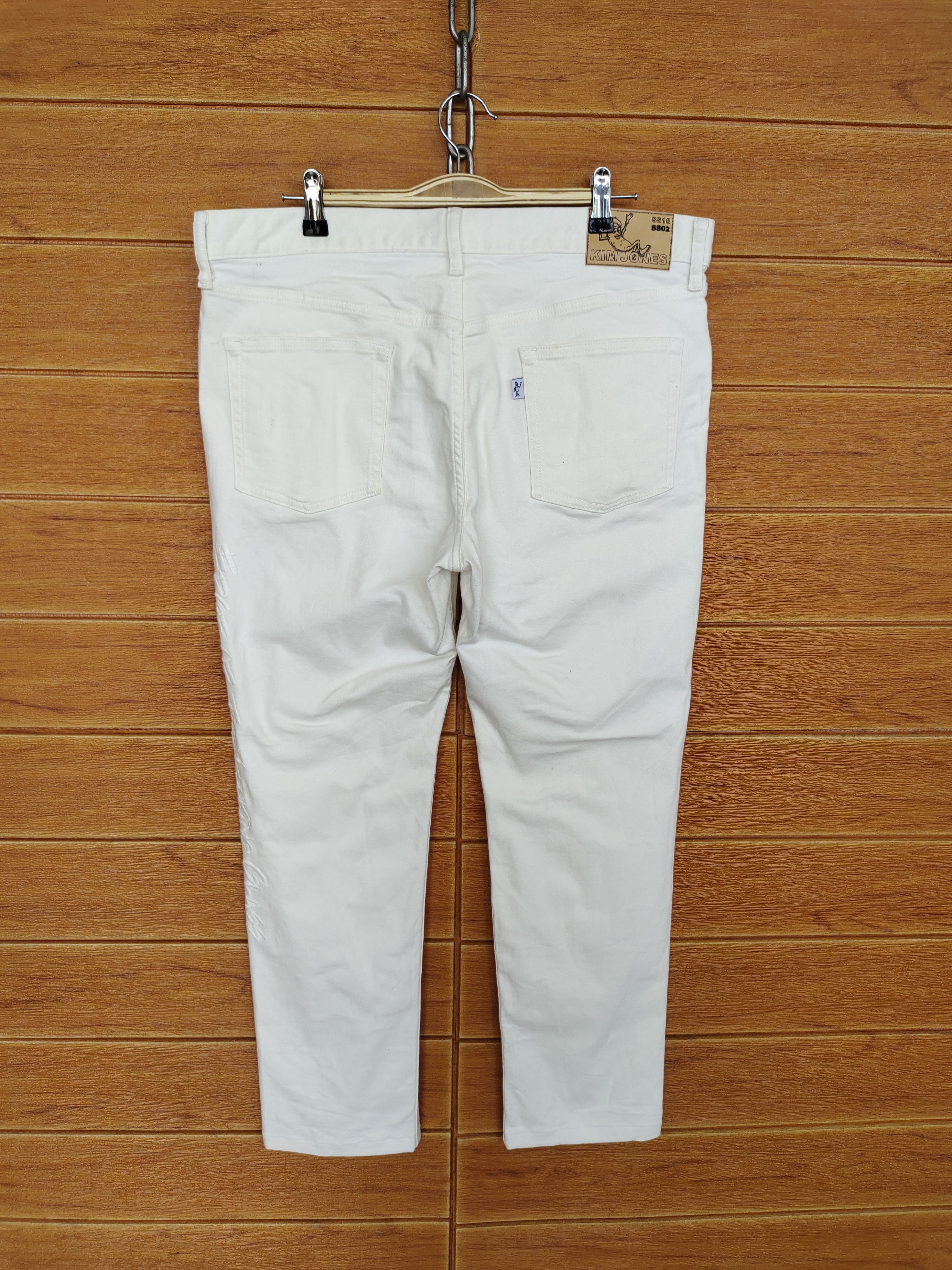 Kim Jones SS02/SS18 KIM JONES White Skinny Denim Jeans Size US 34 / EU 50 - 7 Thumbnail