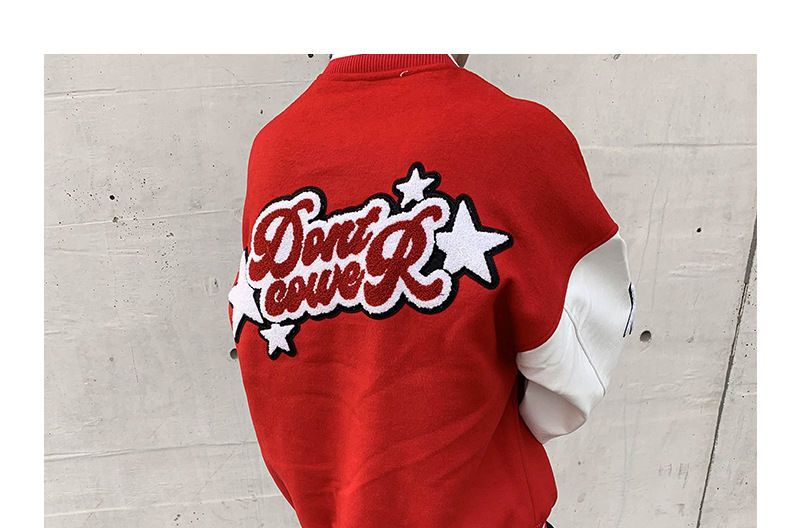 Japanese Brand Red Bomber varsity Jacket Size US L / EU 52-54 / 3 - 2 Thumbnail