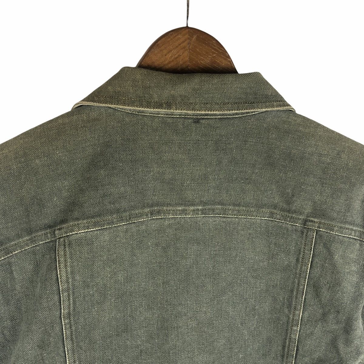 Issey Miyake 1990s Plantation by Issey Miyake Cropped Denim Jacket Size US XS / EU 42 / 0 - 9 Thumbnail