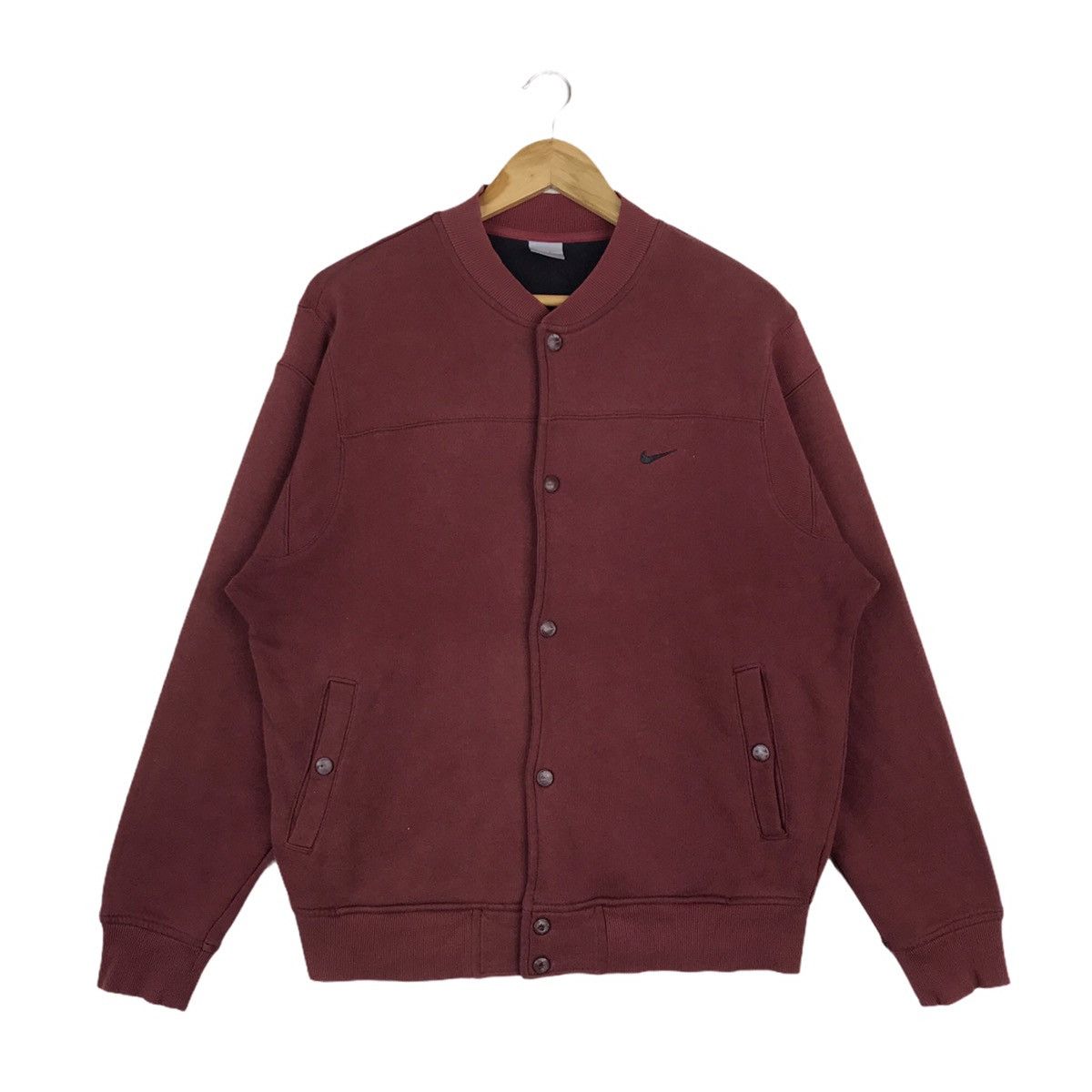 Nike Vintage Y2K Nike Swoosh Essentials Varsity Sweatshirt Size US L / EU 52-54 / 3 - 1 Thumbnail