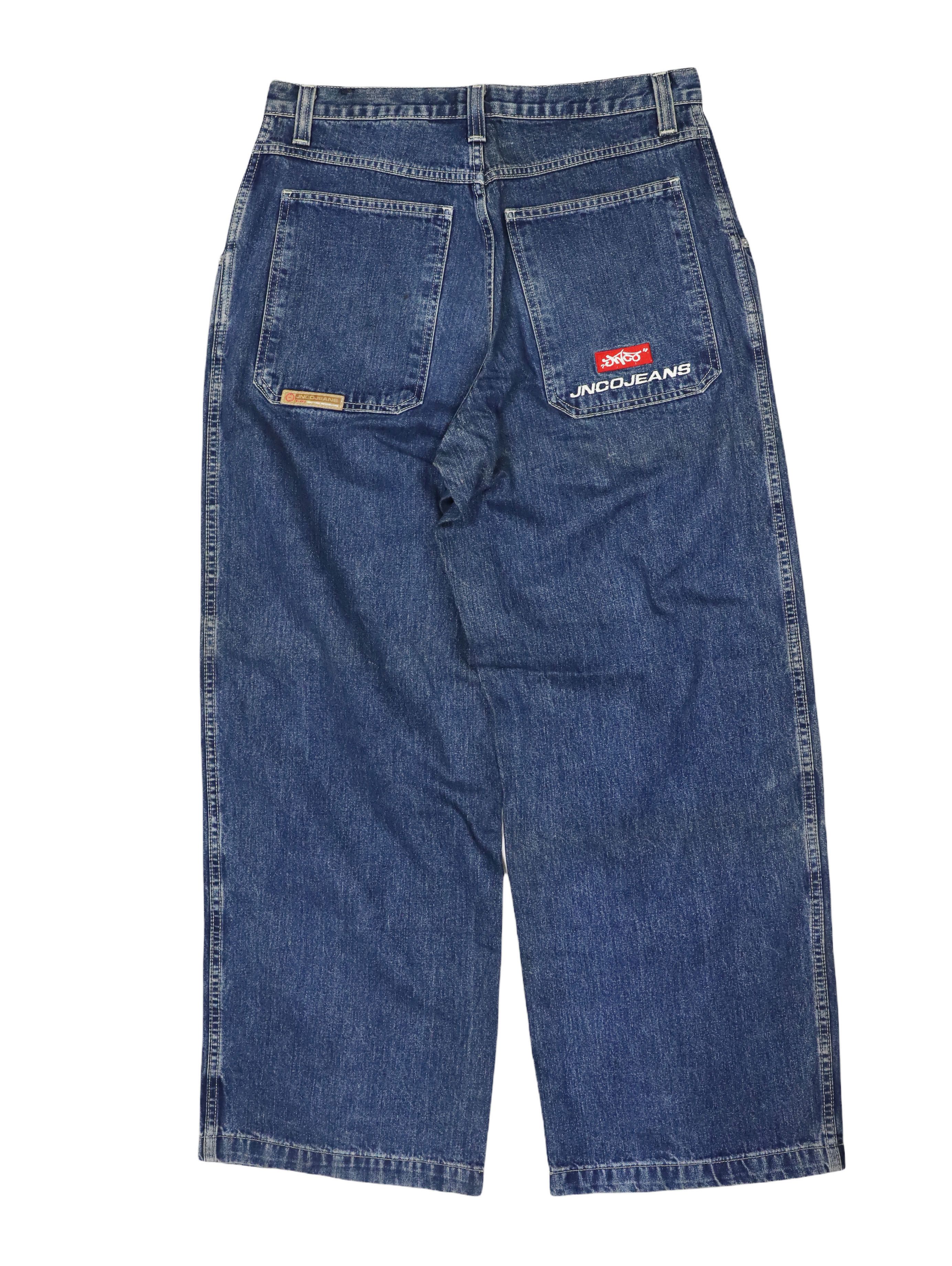 Vintage Jnco Jeans Wide Leg Size W 34 in , Hip Hop 1990s
