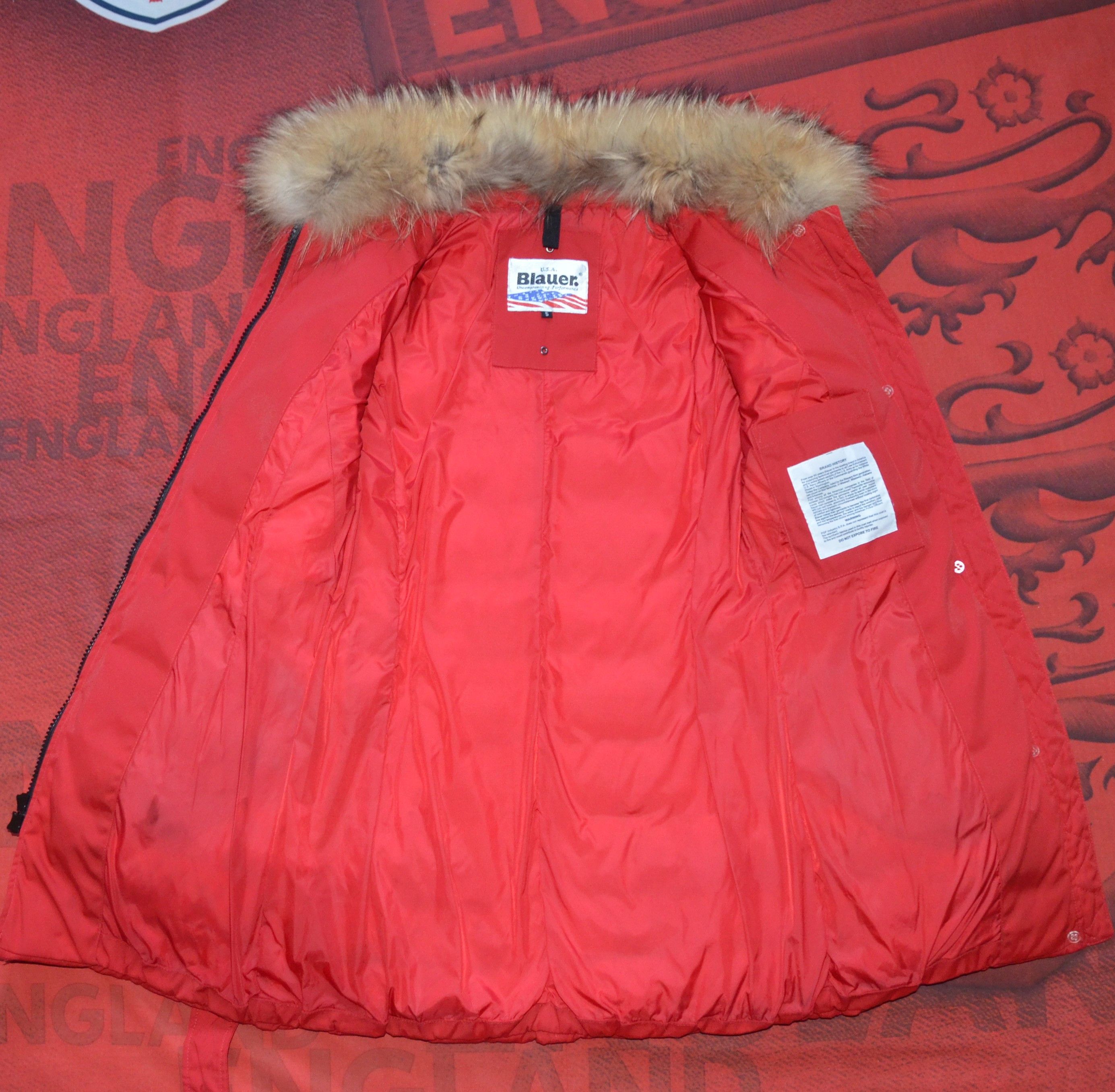Other Blauer U.S.A. Womens Down Jacket With Fur Luxury Clothing Size S / US 4 / IT 40 - 10 Thumbnail