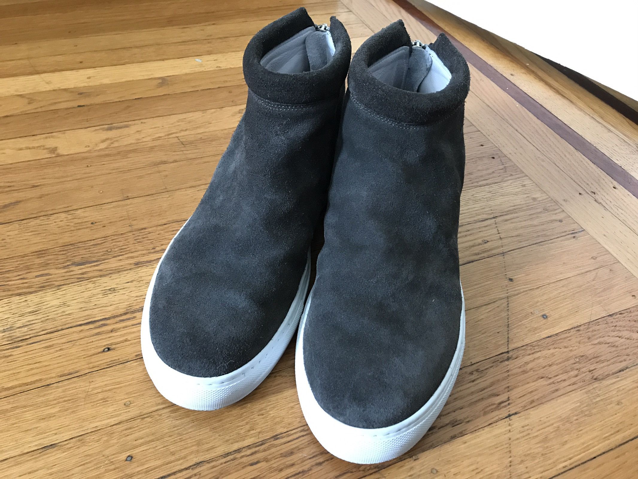 image of Nonnative Traveler Trainer Mid (Gray Suede, Ss 2015) Shoes in Grey, Men's (Size 10)