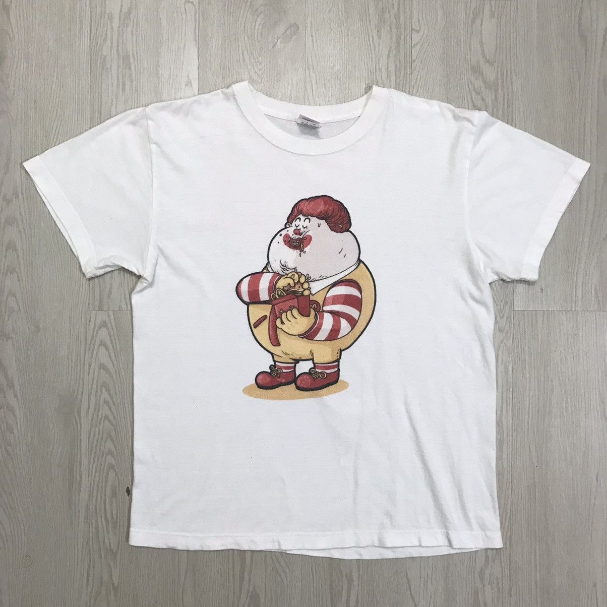 Cartoon Network × Japanese Brand × Vintage 🔥RARE🔥 Vintage Mcdonald Tee Parody Tee Rare Design Size US M / EU 48-50 / 2 - 1 Thumbnail