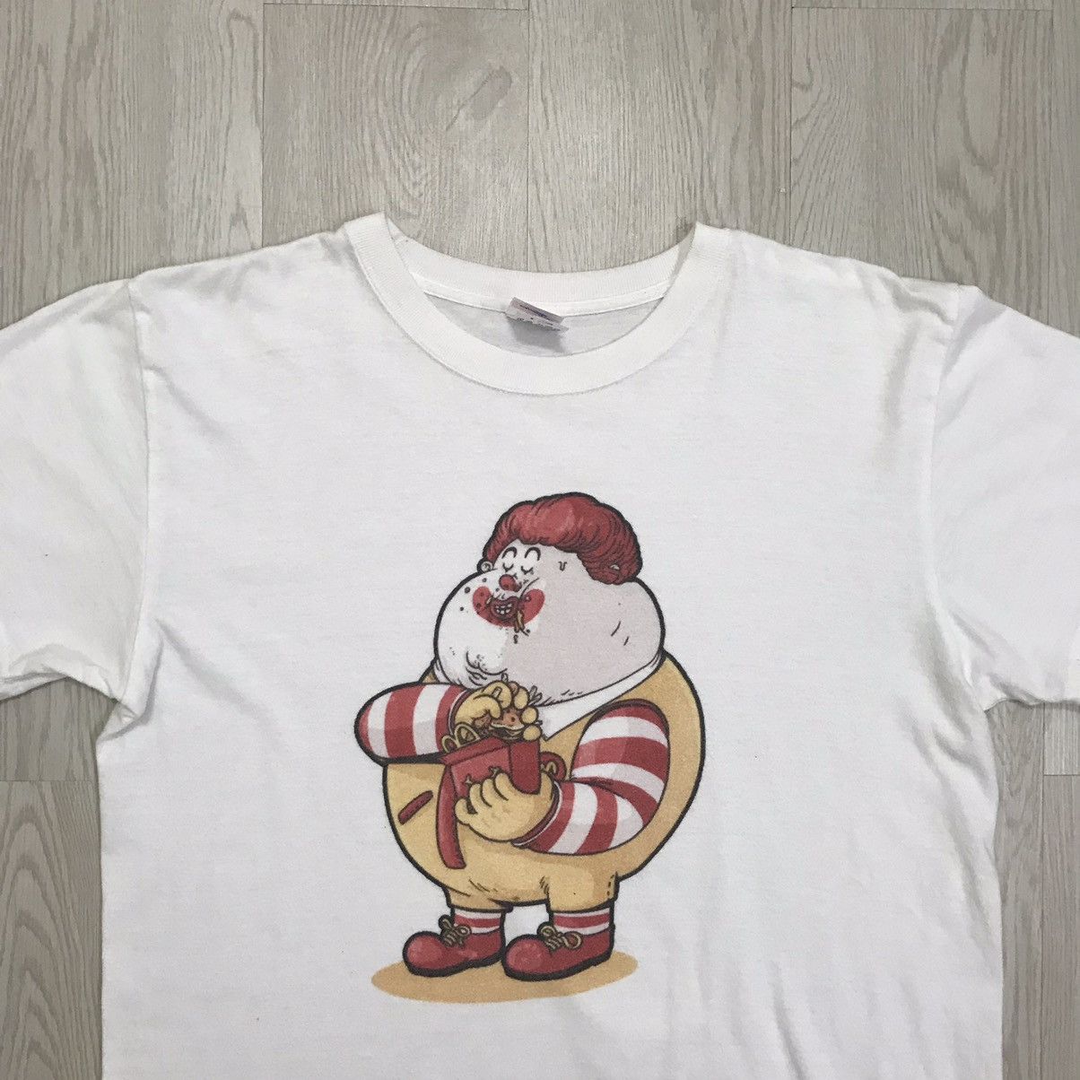 Cartoon Network × Japanese Brand × Vintage 🔥RARE🔥 Vintage Mcdonald Tee Parody Tee Rare Design Size US M / EU 48-50 / 2 - 2 Thumbnail