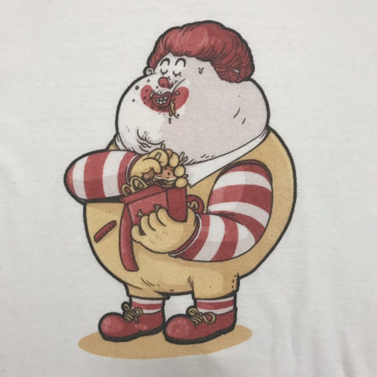 Cartoon Network × Japanese Brand × Vintage 🔥RARE🔥 Vintage Mcdonald Tee Parody Tee Rare Design Size US M / EU 48-50 / 2 - 3 Thumbnail