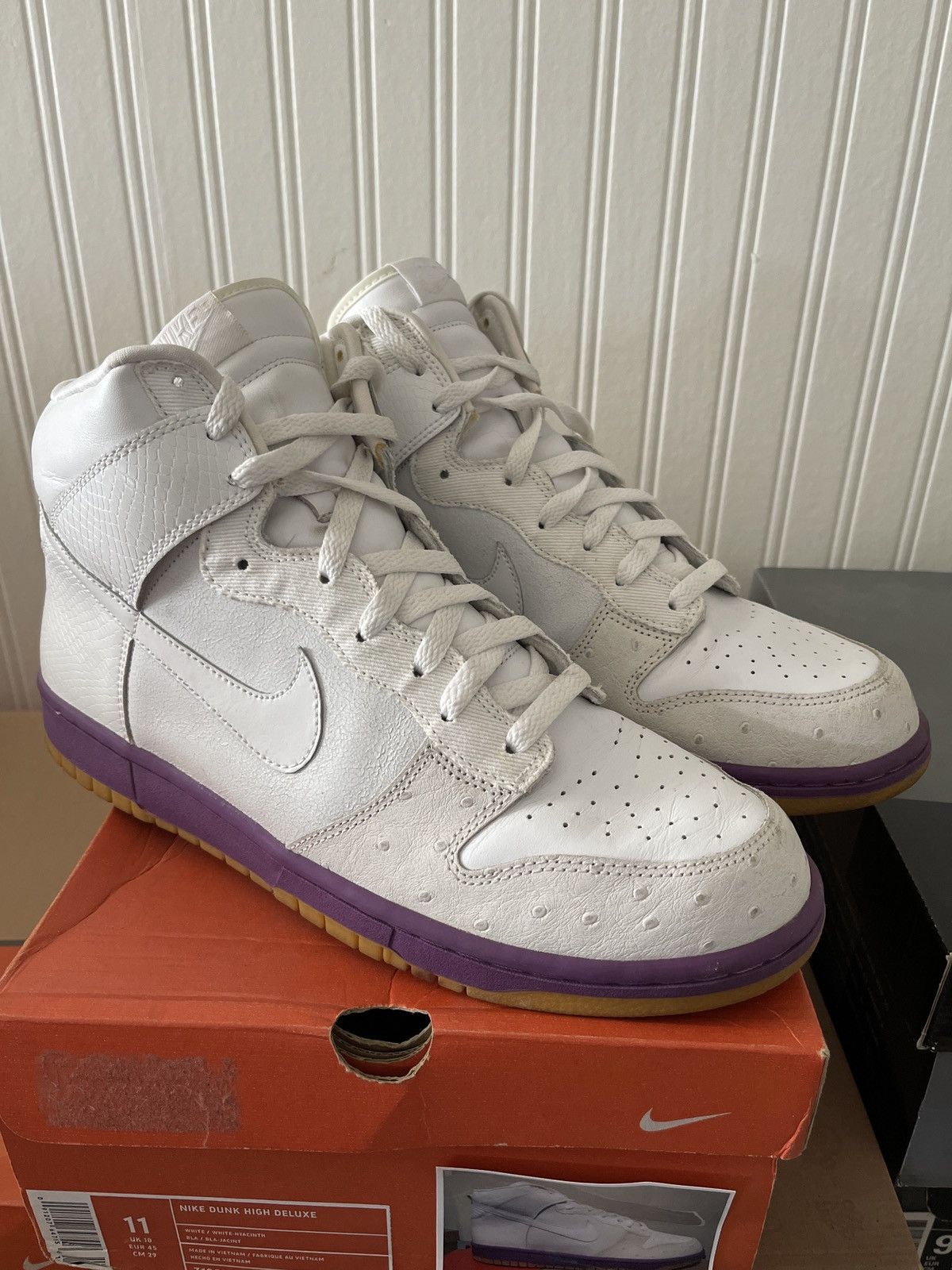 Dunk High Deluxe White White-Hyacinth “MITA” 2005