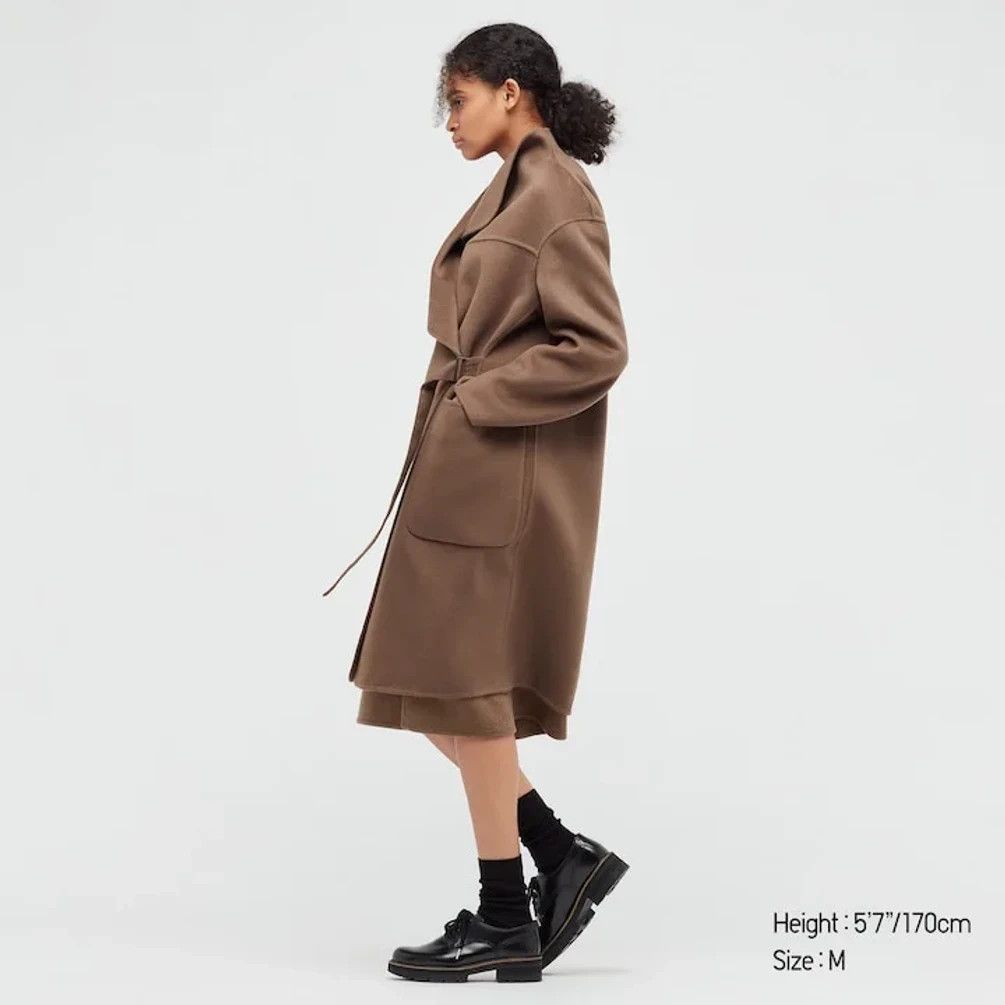 Jil Sander Luxury Uniqlo UNIQLO JIL SANDER J CASHMERE BLEND COLLARLESS Grailed