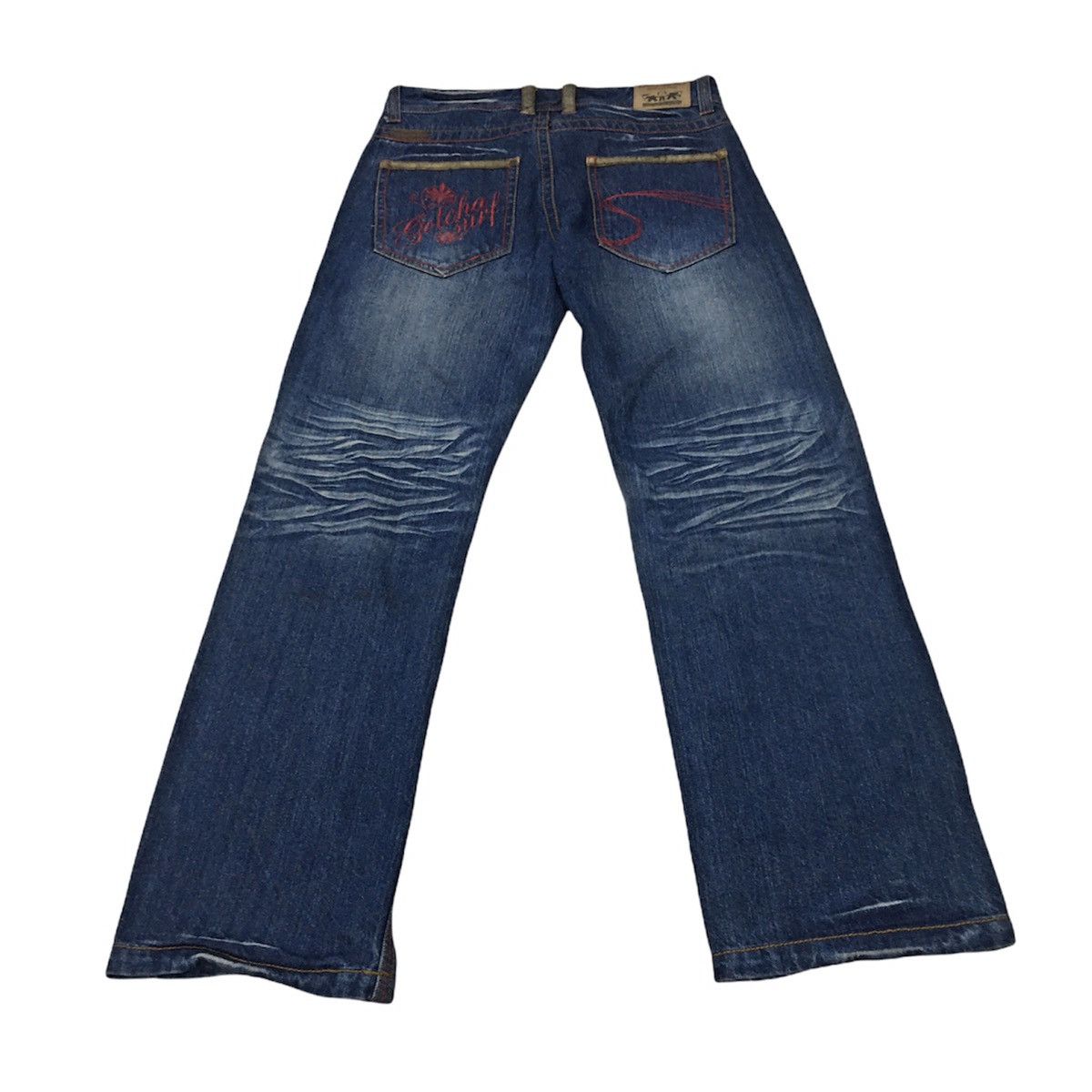 Gotcha surf jeans streetwear denim zippers skateboard style