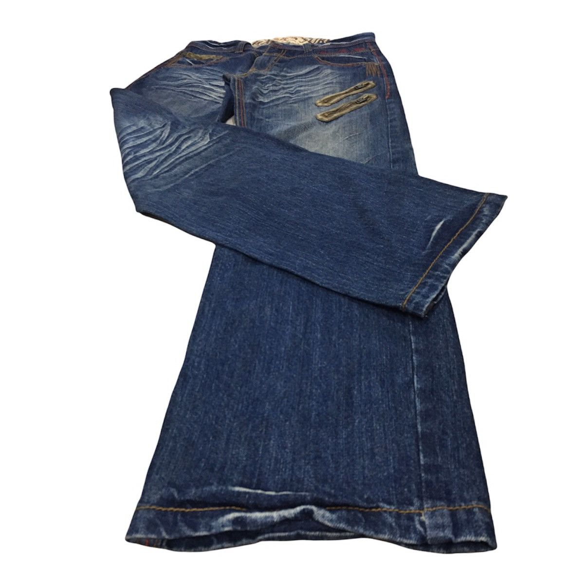 Gotcha surf jeans streetwear denim zippers skateboard style