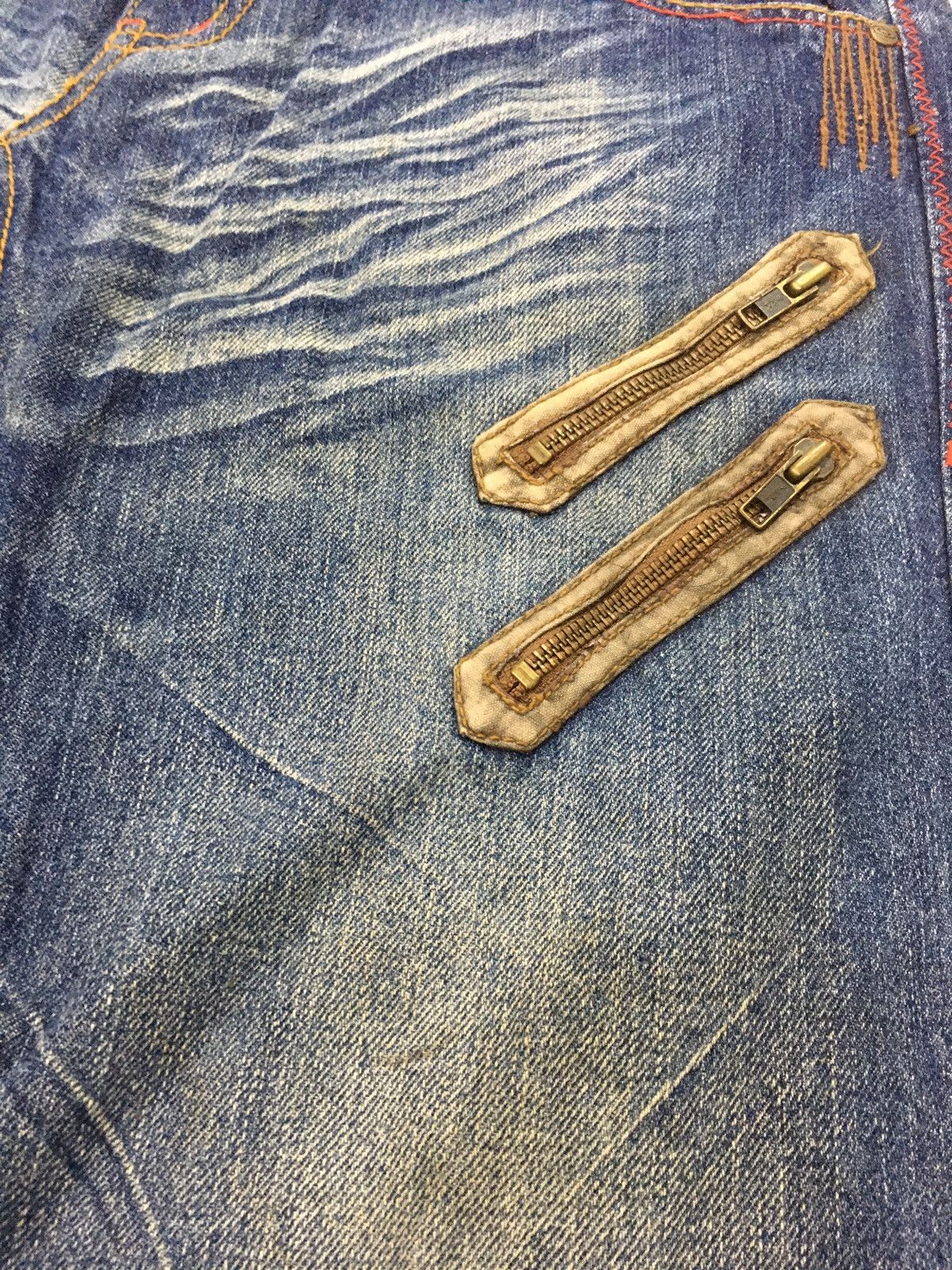 Gotcha surf jeans streetwear denim zippers skateboard style