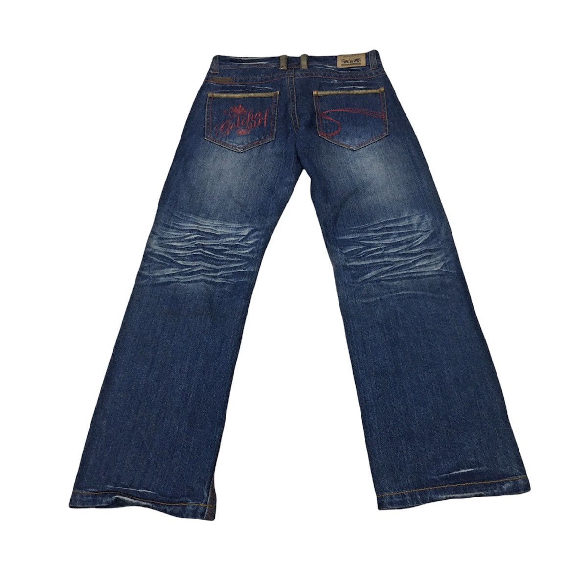 Gotcha surf jeans streetwear denim zippers skateboard style