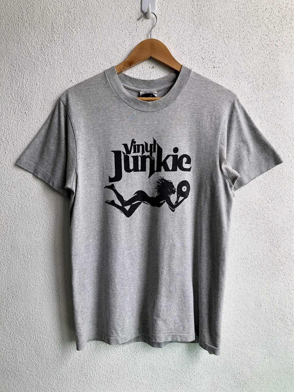 Designer Vintage Hysteric Glamour Tee (Vinyl Junkie) Size US M / EU 48-50 / 2 - 1 Thumbnail