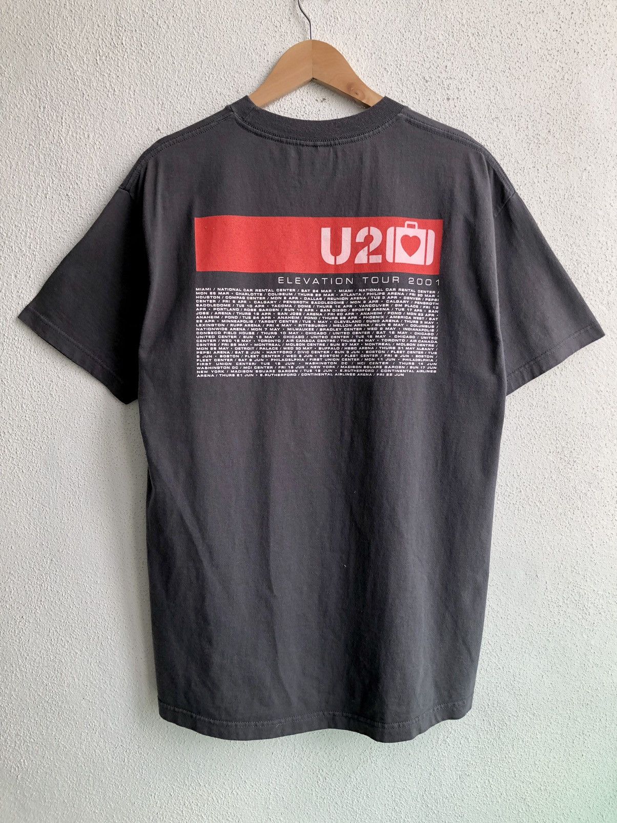 Band Tees Vintage Band U2 Elevation Tour Us 2001 Tee Size US L / EU 52-54 / 3 - 4 Thumbnail