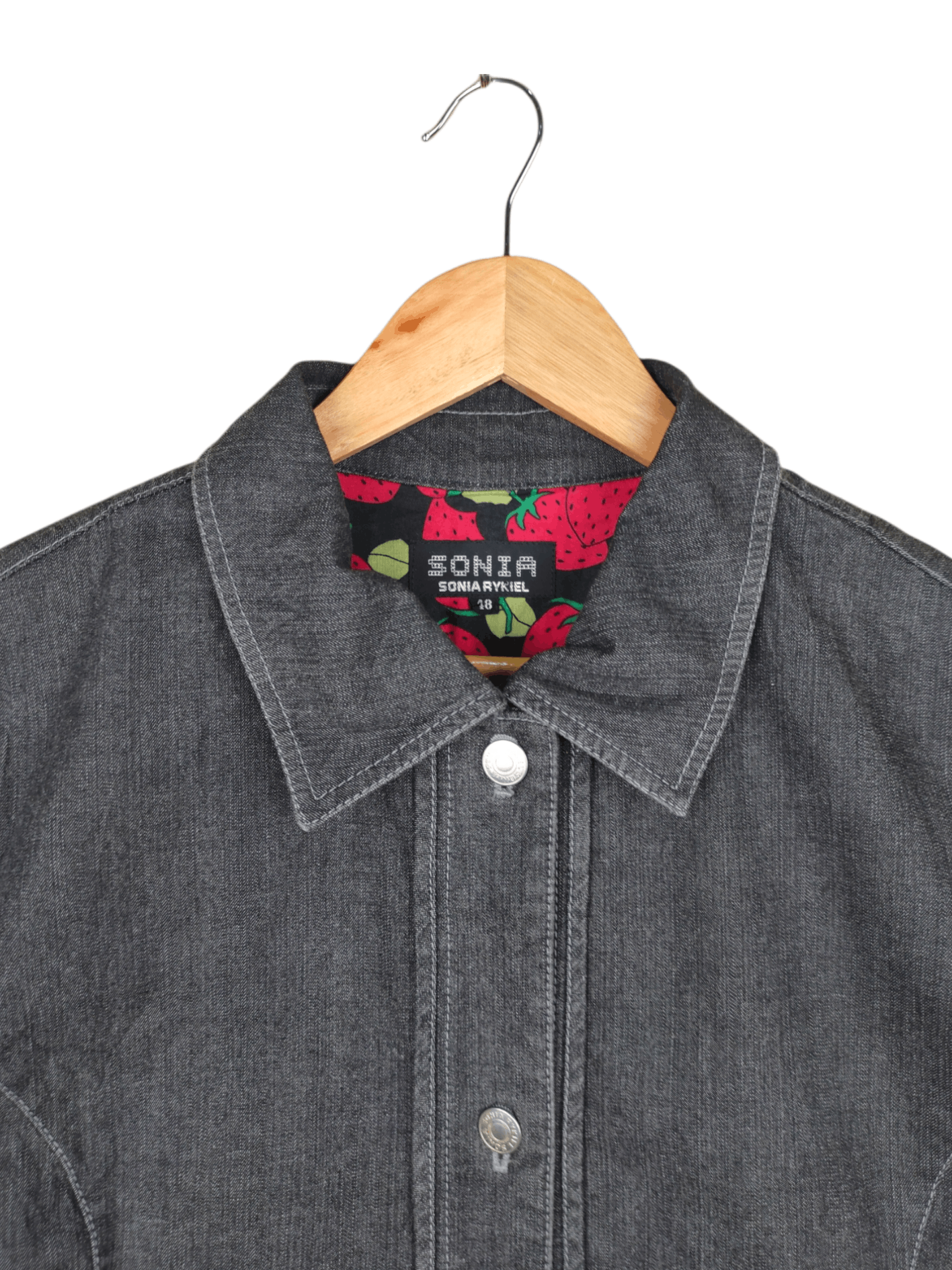 Sonia Rykiel Sonia Rykiel Stylish Denim Jacket Size US M / EU 48-50 / 2 - 2 Thumbnail