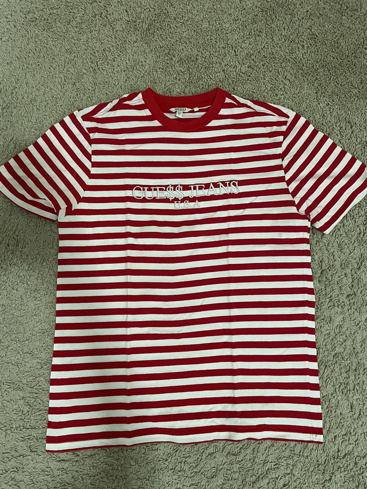 T-shirt ASAP Rocky X Guess Noir – Collection Jeans – Jamais Porté, Avec étiquettes