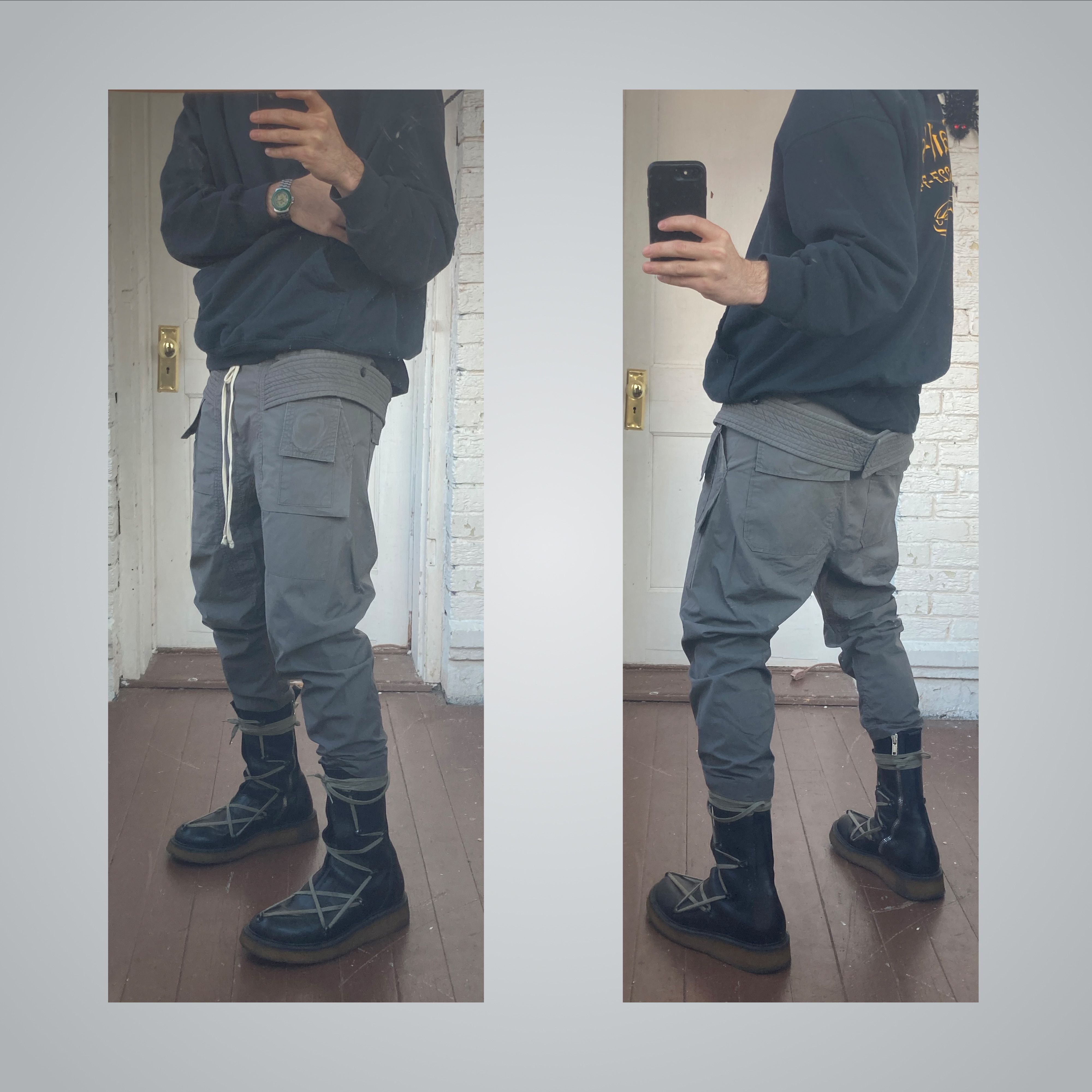 Rick Owens Rick Owens FW10 "Gleam" Creatch cargo Size US 30 / EU 46 - 2 Thumbnail