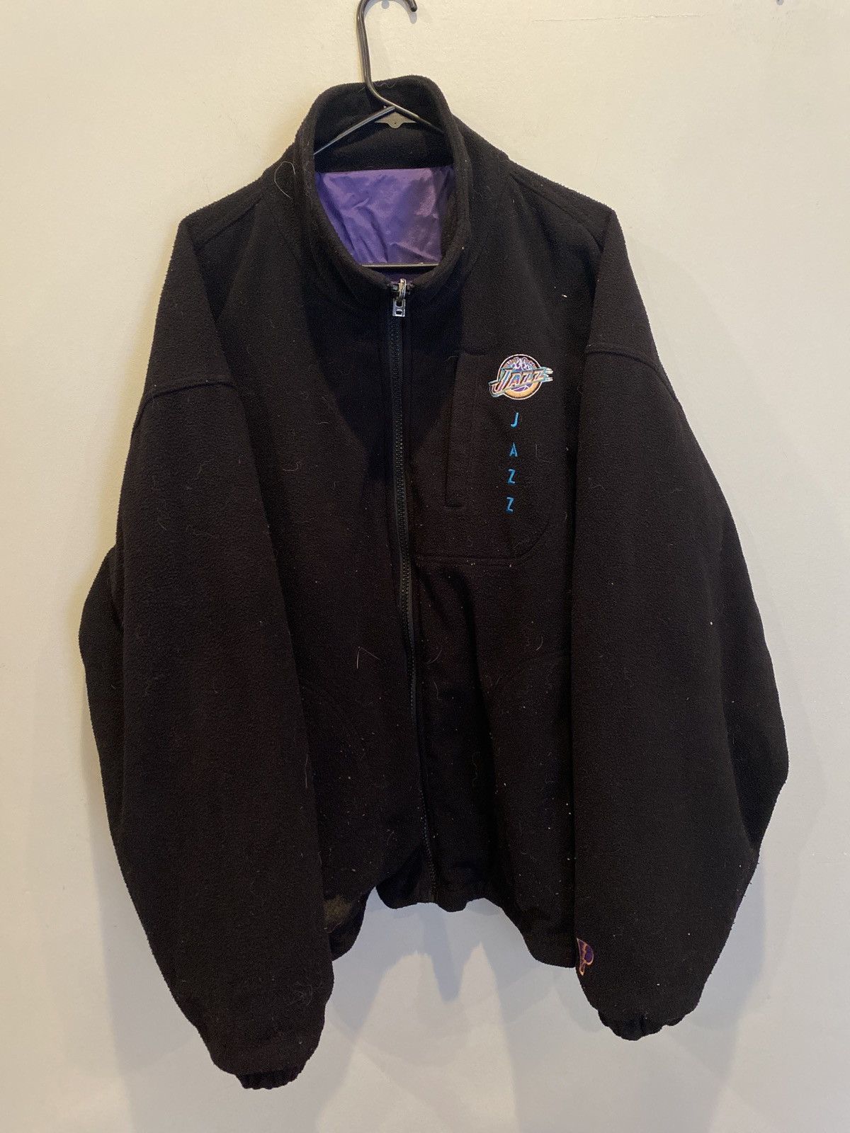 NBA × Vintage Vintage 90s NBA Utah Jazz reversible fleece coat Size US XXL / EU 58 / 5 - 3 Thumbnail