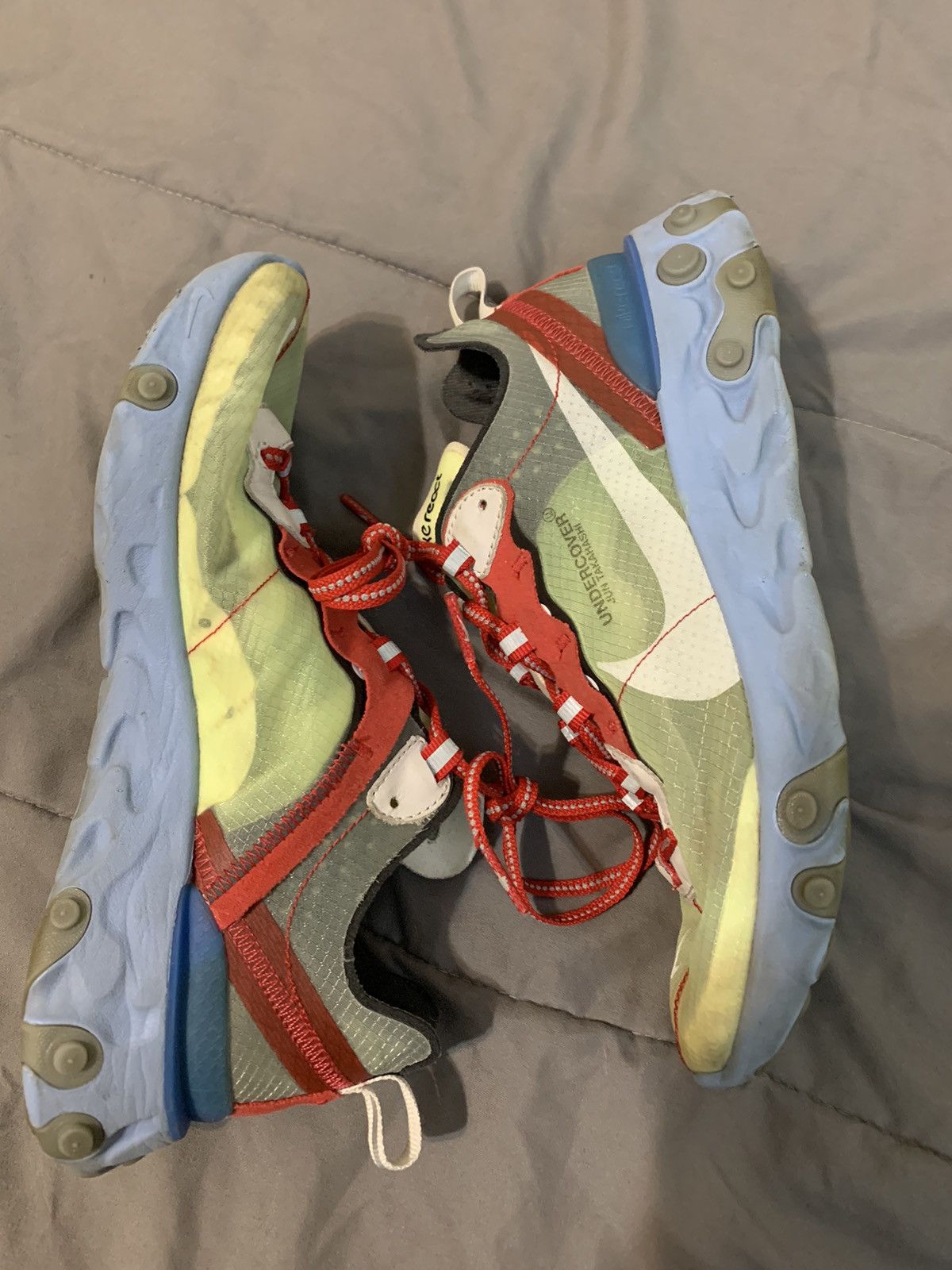 Jun Takahashi × Nike Undercover Nike React Element 87 Volt 2018 Size US 6 / EU 39 - 2 Thumbnail