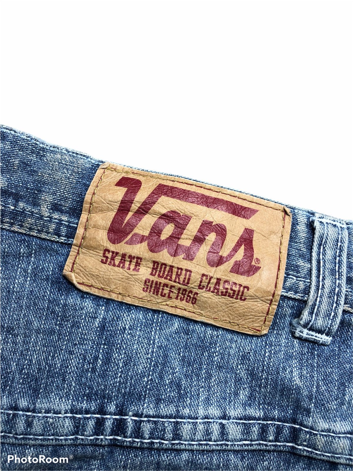 Vans × Vintage VANS Distressed Patches Denim Size US 32 / EU 48 - 7 Thumbnail