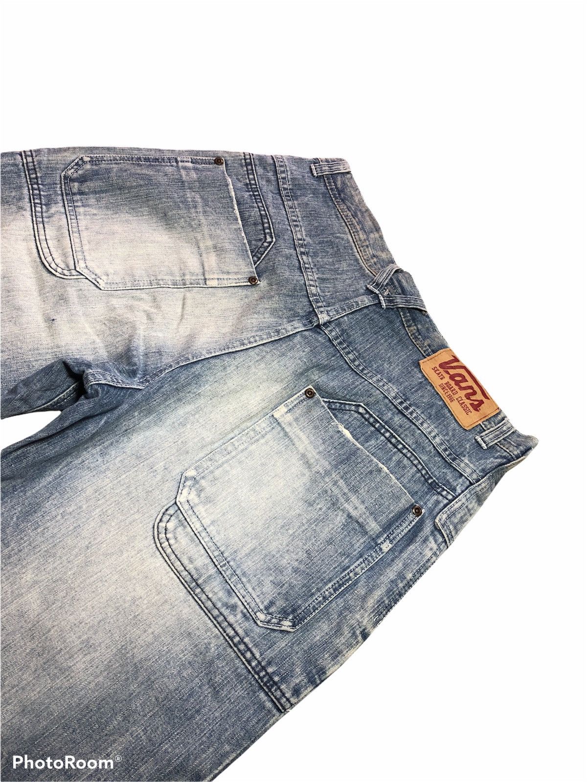 Vans × Vintage VANS Distressed Patches Denim Size US 32 / EU 48 - 8 Thumbnail