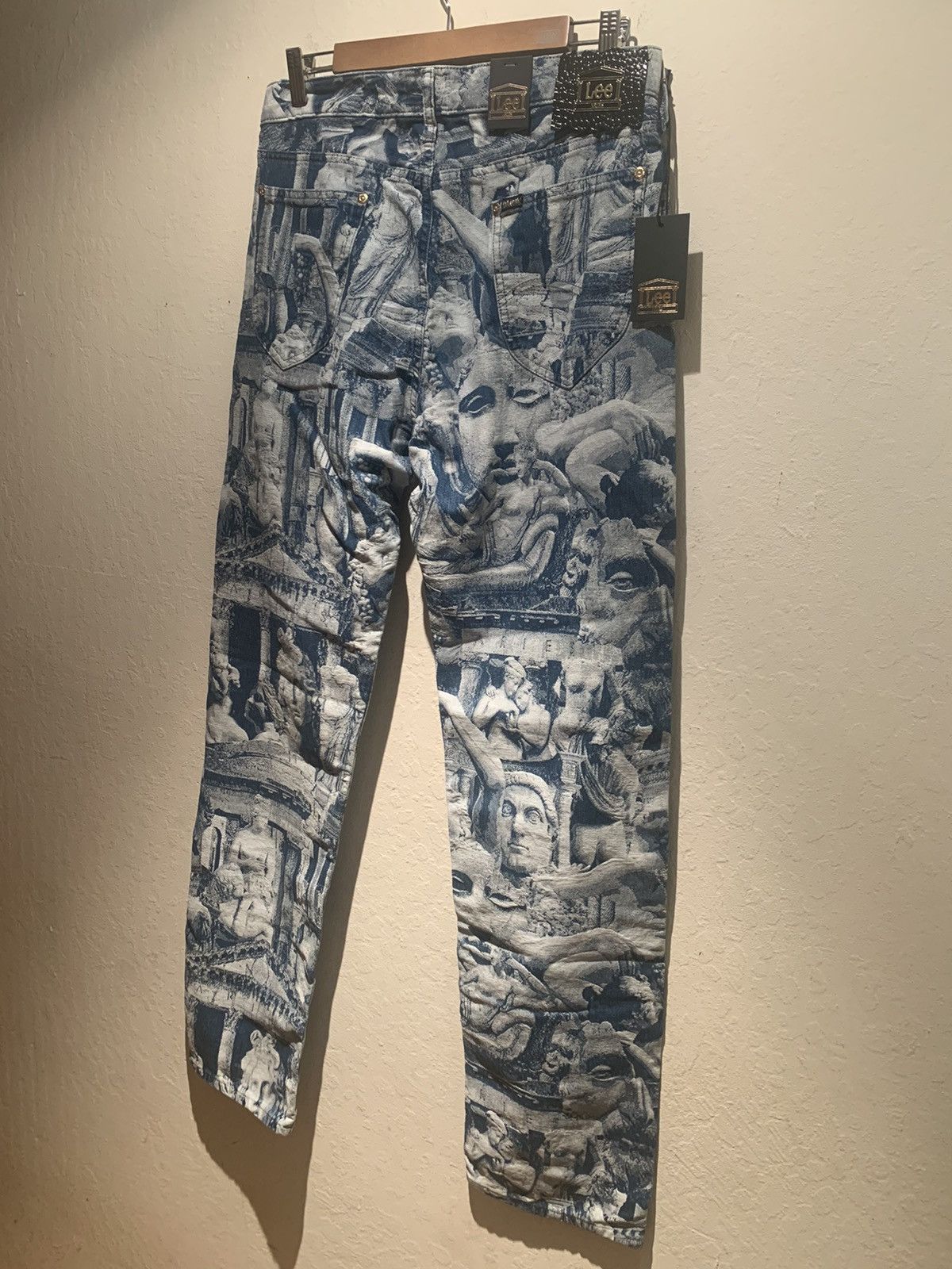 Aries × Designer × Lee *RARE* Aries x Lee Neoclassical Sculpture Denim Jeans 30 x32 Size US 30 / EU 46 - 2 Thumbnail
