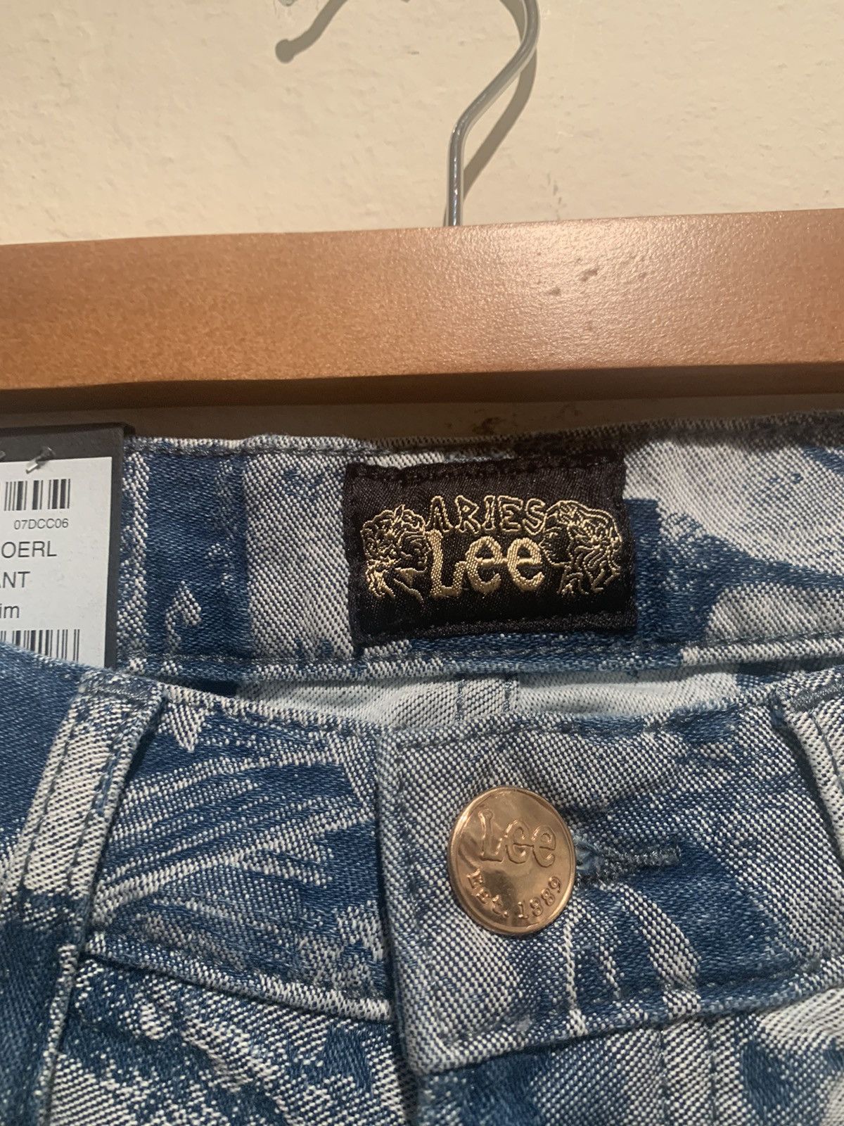 Aries × Designer × Lee *RARE* Aries x Lee Neoclassical Sculpture Denim Jeans 30 x32 Size US 30 / EU 46 - 8 Thumbnail