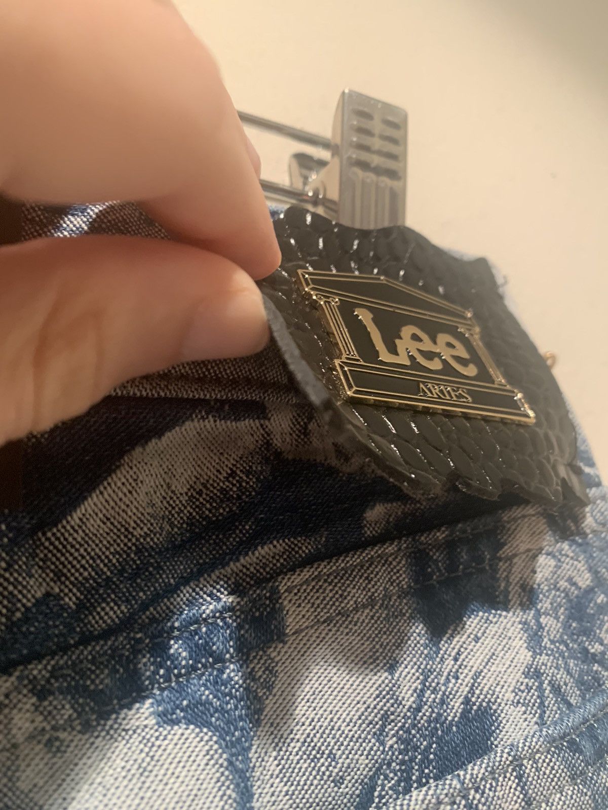 Aries × Designer × Lee *RARE* Aries x Lee Neoclassical Sculpture Denim Jeans 30 x32 Size US 30 / EU 46 - 16 Thumbnail