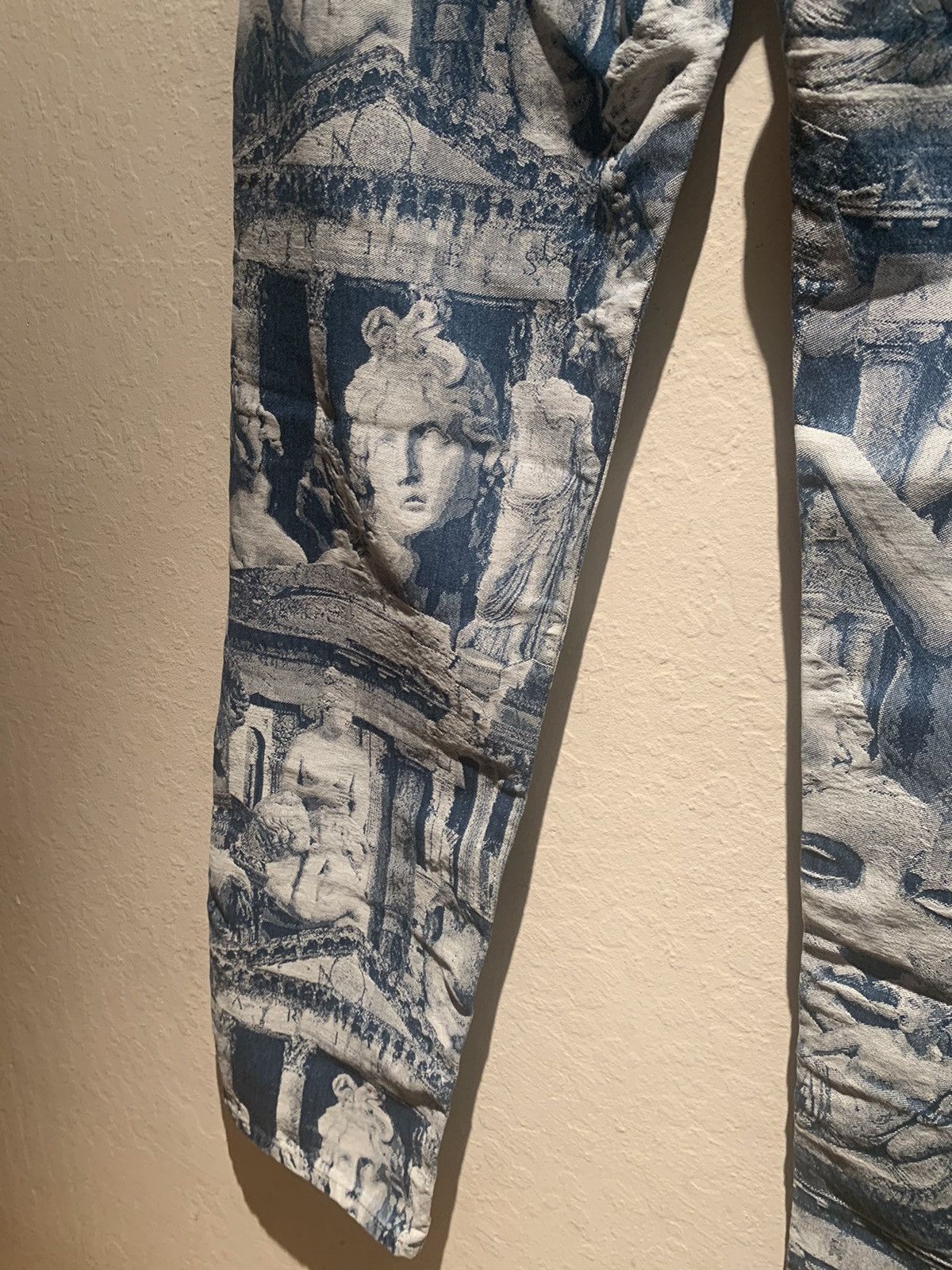 Aries × Designer × Lee *RARE* Aries x Lee Neoclassical Sculpture Denim Jeans 30 x32 Size US 30 / EU 46 - 14 Thumbnail