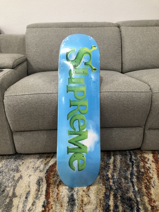 Supreme chrome logo 2024 skateboard deck black