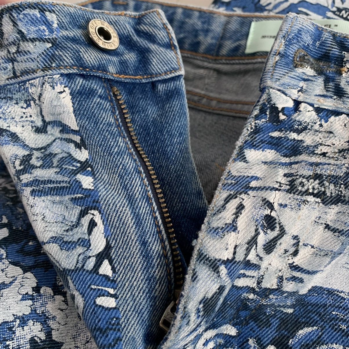 Off-White Hunting party print denim (women’s size 24) Size 24" / US 00 / IT 34 - 20 Thumbnail