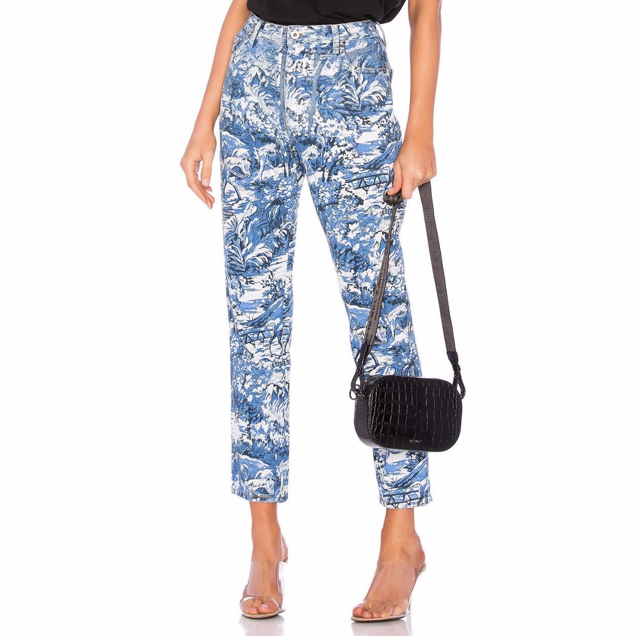 Off-White Hunting party print denim (women’s size 24) Size 24" / US 00 / IT 34 - 4 Thumbnail