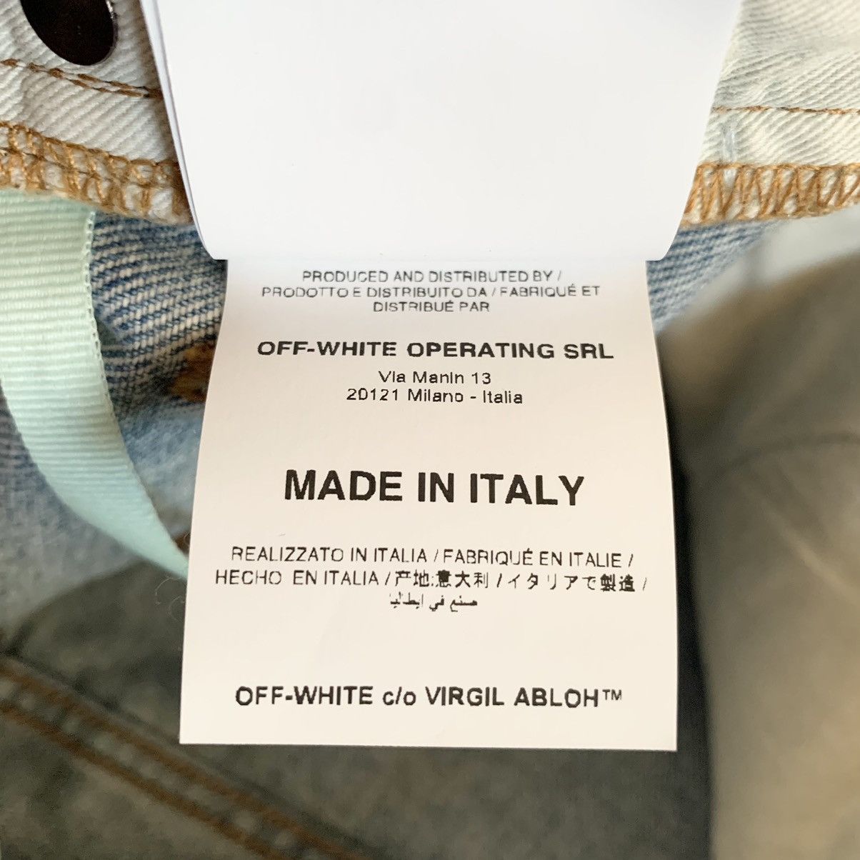 Off-White Hunting party print denim (women’s size 24) Size 24" / US 00 / IT 34 - 15 Thumbnail
