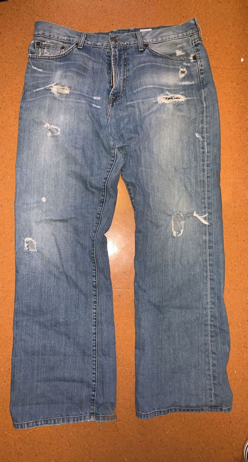 Vintage Lucky Brand Distressed Light Wash Jeans