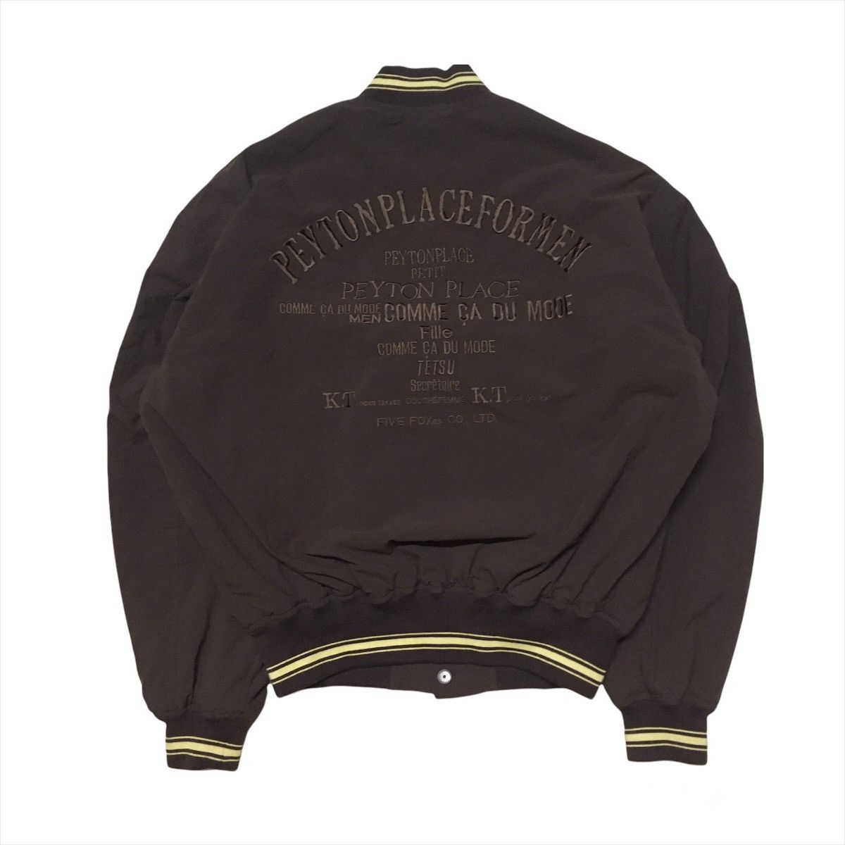 PPFM Vintage PPFM Payton Place For Men Varsity Jacket Big Logo Size US L / EU 52-54 / 3 - 2 Thumbnail